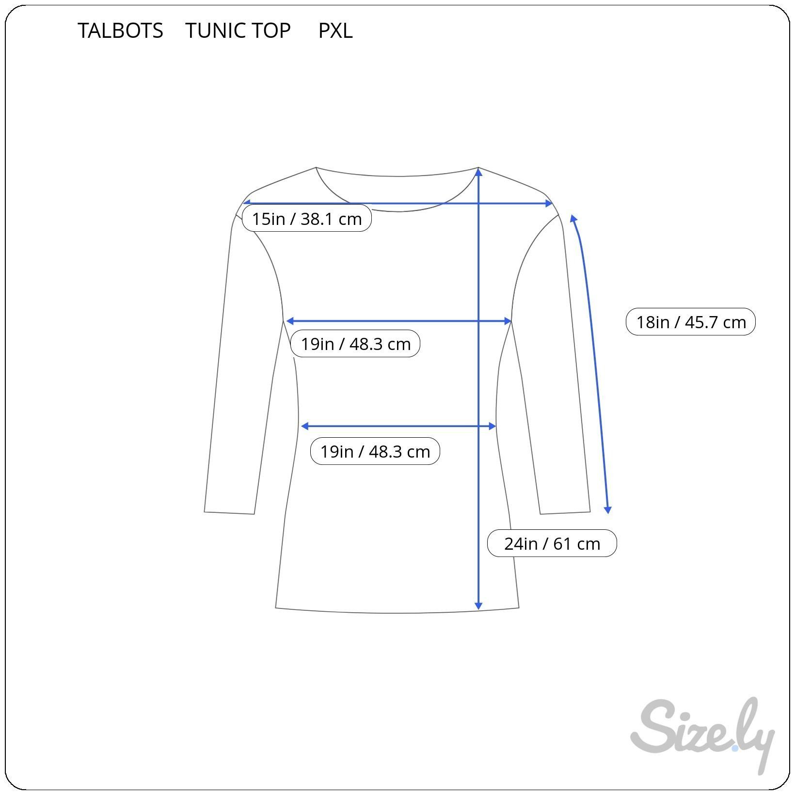 Talbots Talbots Womens Petite Tunic Quarter Sleeve Green NEW PXL Size XL / US 12-14 / IT 48-50 - 4 Thumbnail