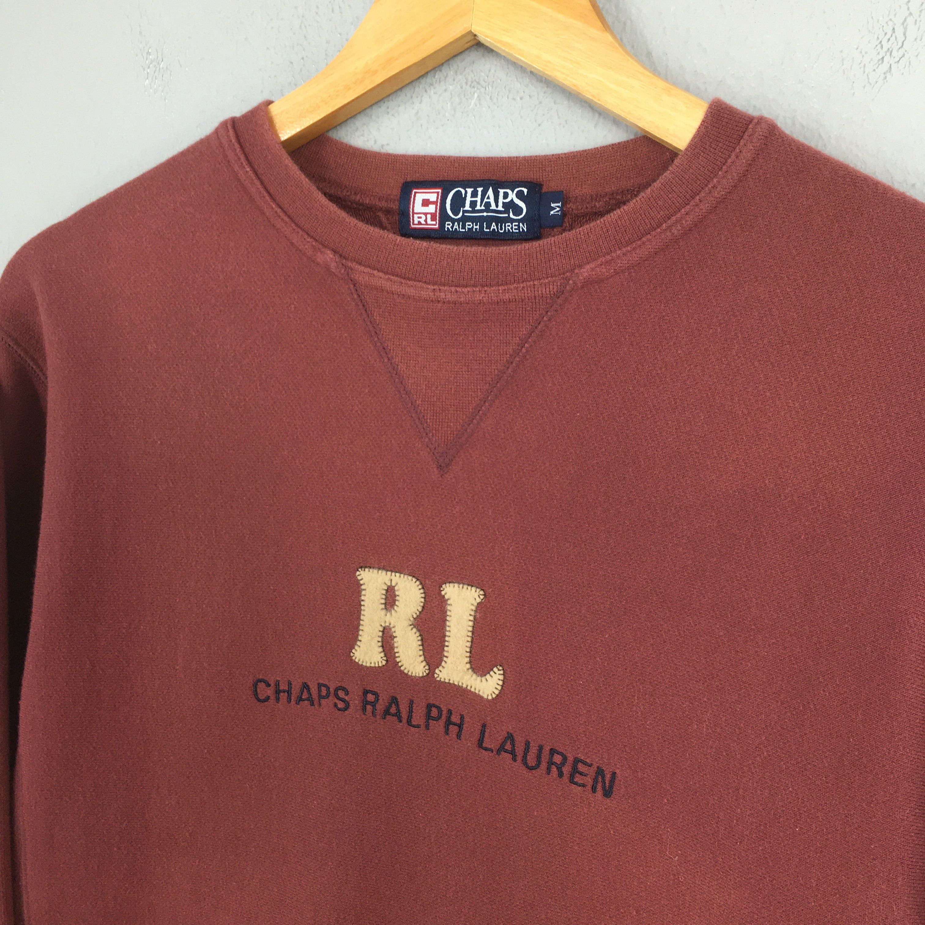 RRL Ralph Lauren × Ralph Lauren × Vintage Vintage Chaps Ralph Lauren Sweatshirt Medium Size US M / EU 48-50 / 2 - 3 Thumbnail