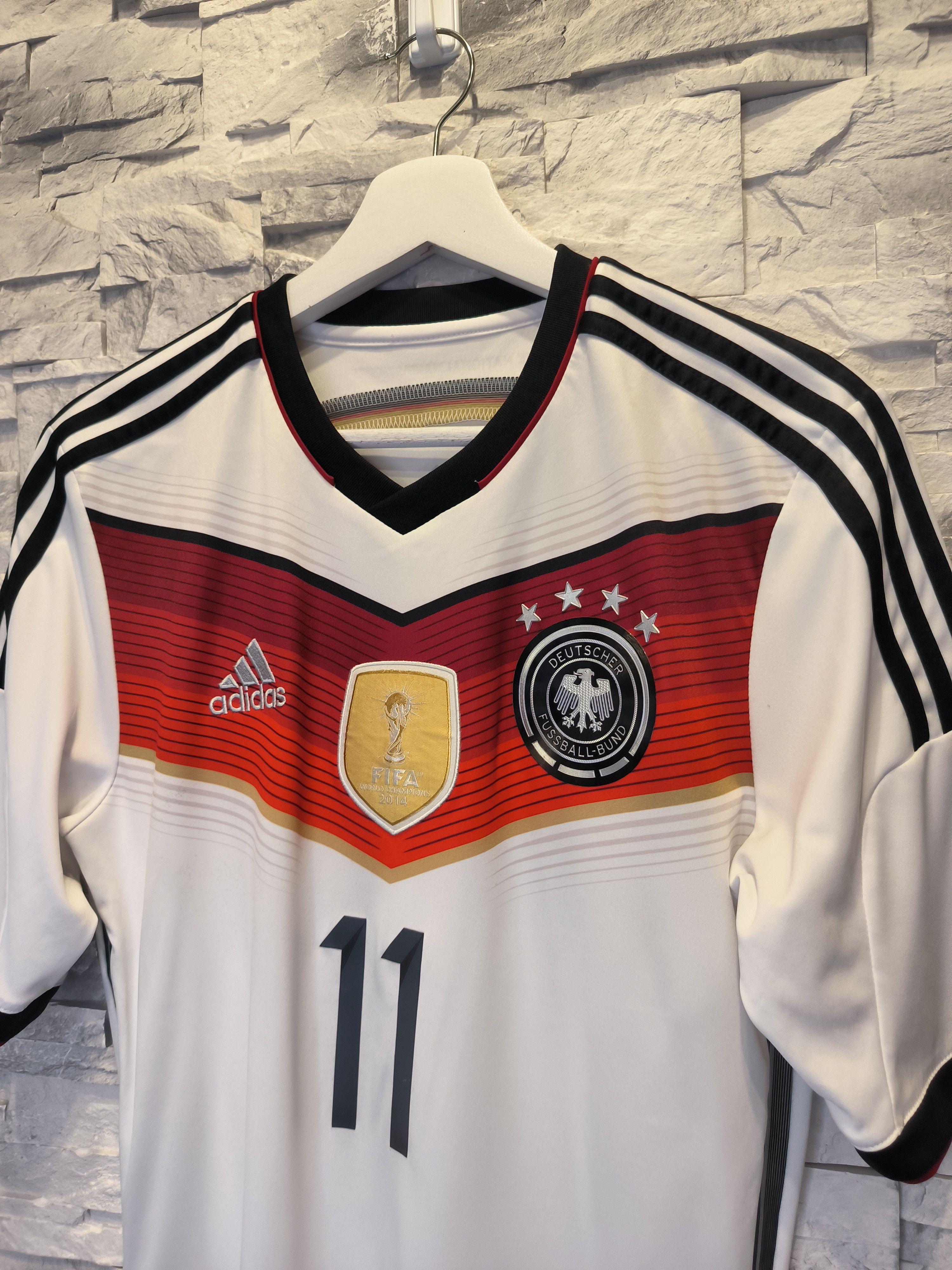 Adidas × Vintage Adidas 2014 Jersey Germany National Klose Football Size US S / EU 44-46 / 1 - 3 Thumbnail