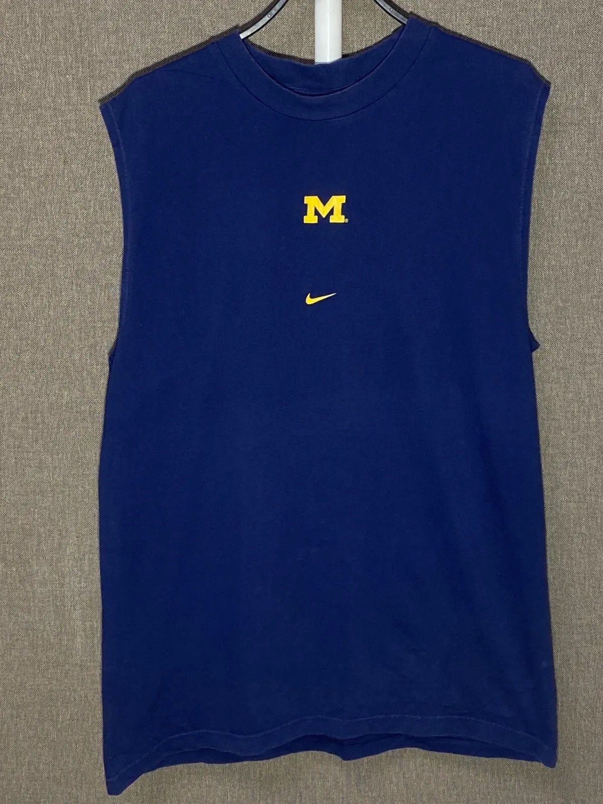 90s Vintage Nike x Michigan Soccer Sleeveless Tank Top