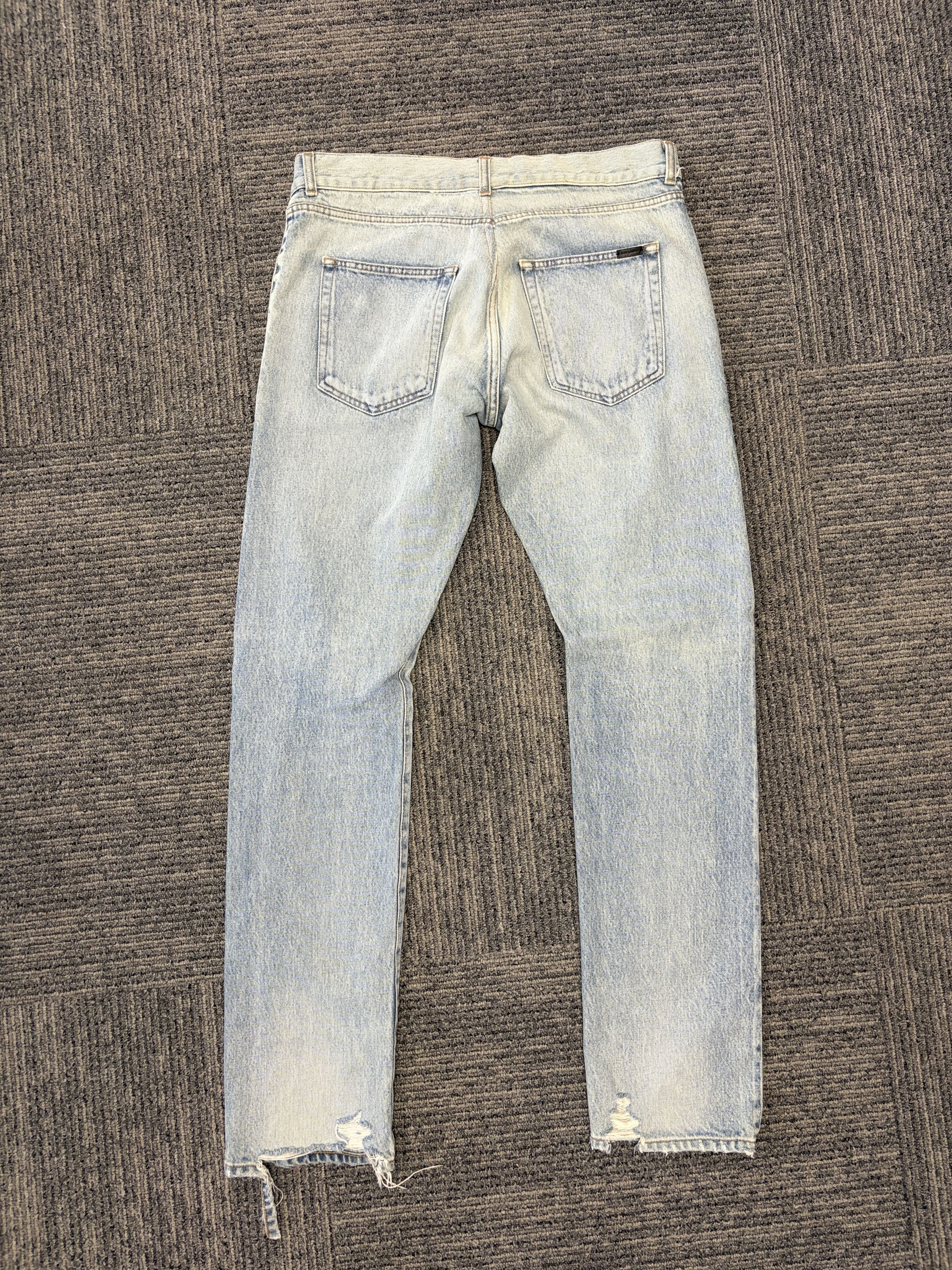 Saint Laurent Paris saint laurent D18 slim beat blue denim sz32 Size US 32 / EU 48 - 3 Thumbnail