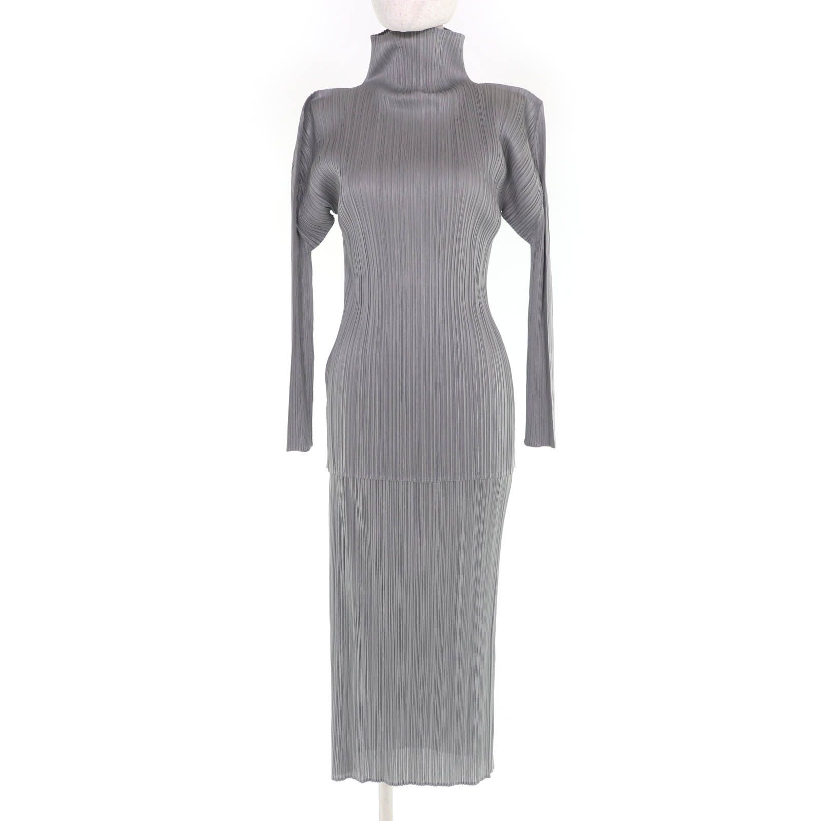 Issey Miyake Issey Miyake Pleats Please Polyester Two Piece Set Textile Suits PP04-JK604 PP04-JD613 DUTY FREE for USA Size ONE SIZE - 1 Thumbnail