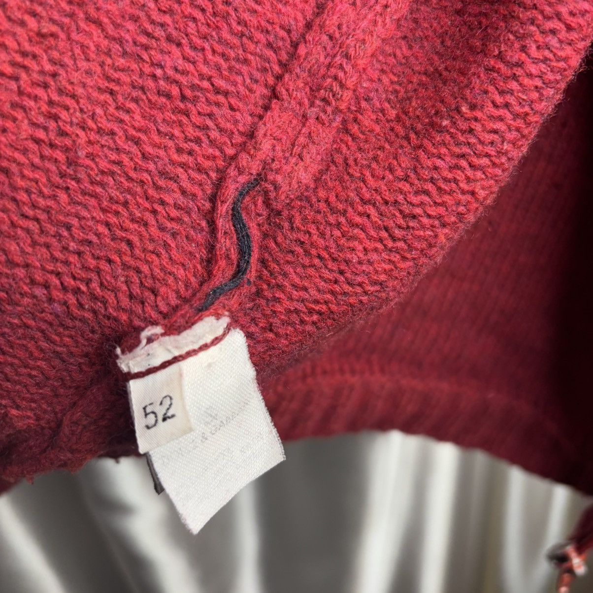 Dolce & Gabbana × Vintage vintage d&g sweater zip woolen burgundy Dolce & Gabbana Size M / US 6-8 / IT 42-44 - 12 Thumbnail