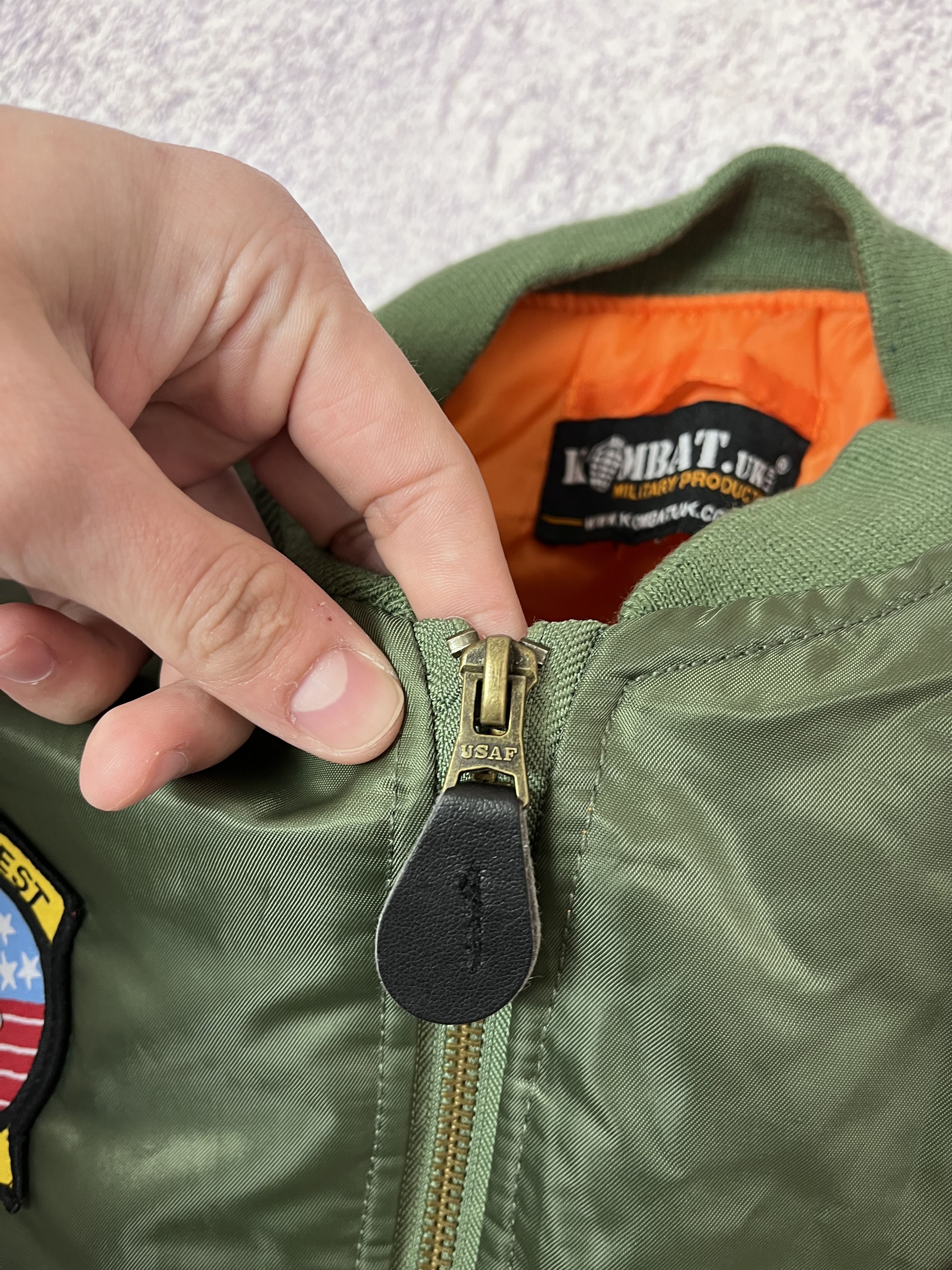 Japanese Brand Men’s military bomber’s size xs Green USA Size US XS / EU 42 / 0 - 10 Thumbnail