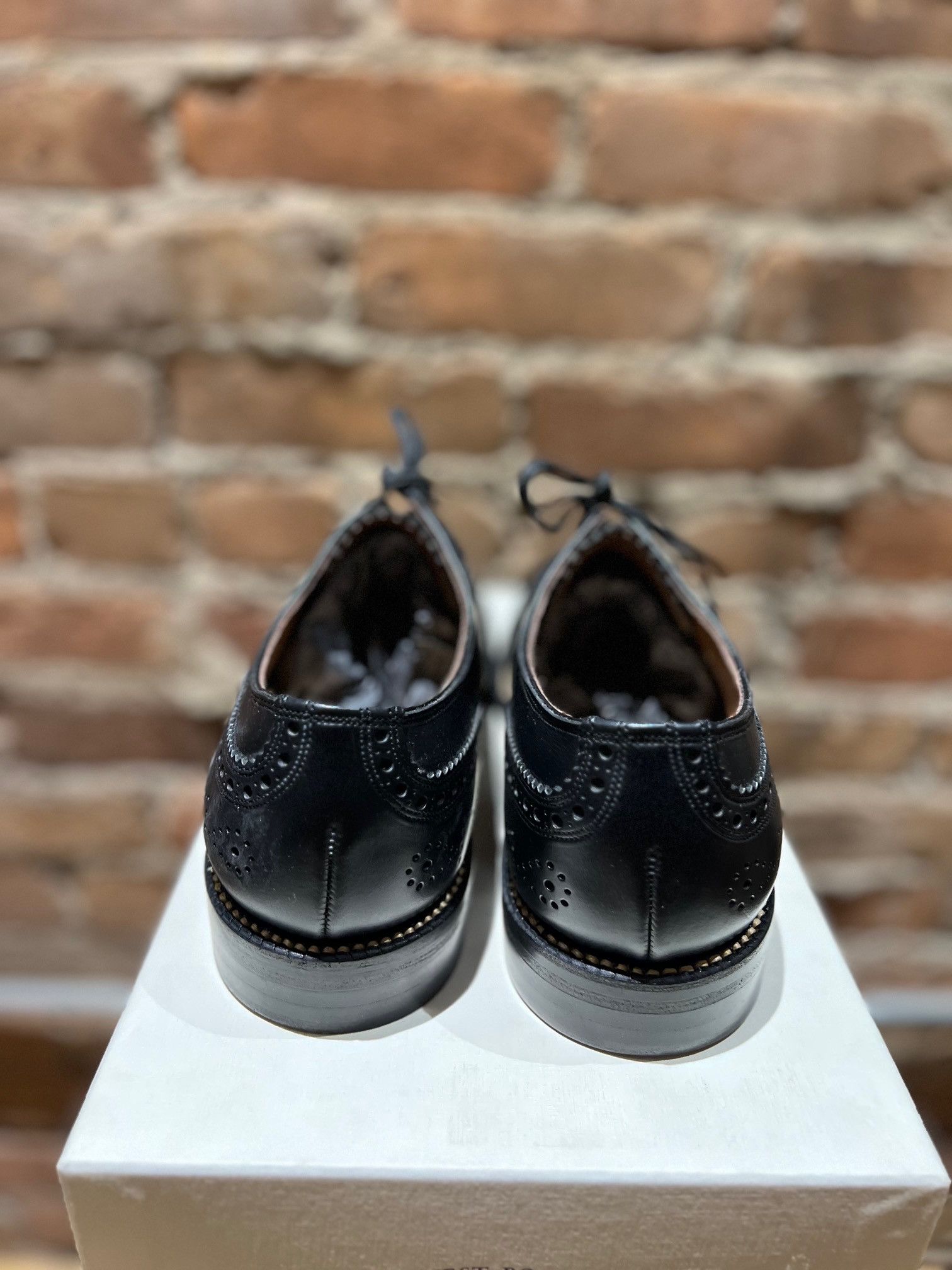 foot the coacher Foot the Coacher Mendell Black Oxford Brogues Size US 8 / EU 41 - 5 Thumbnail
