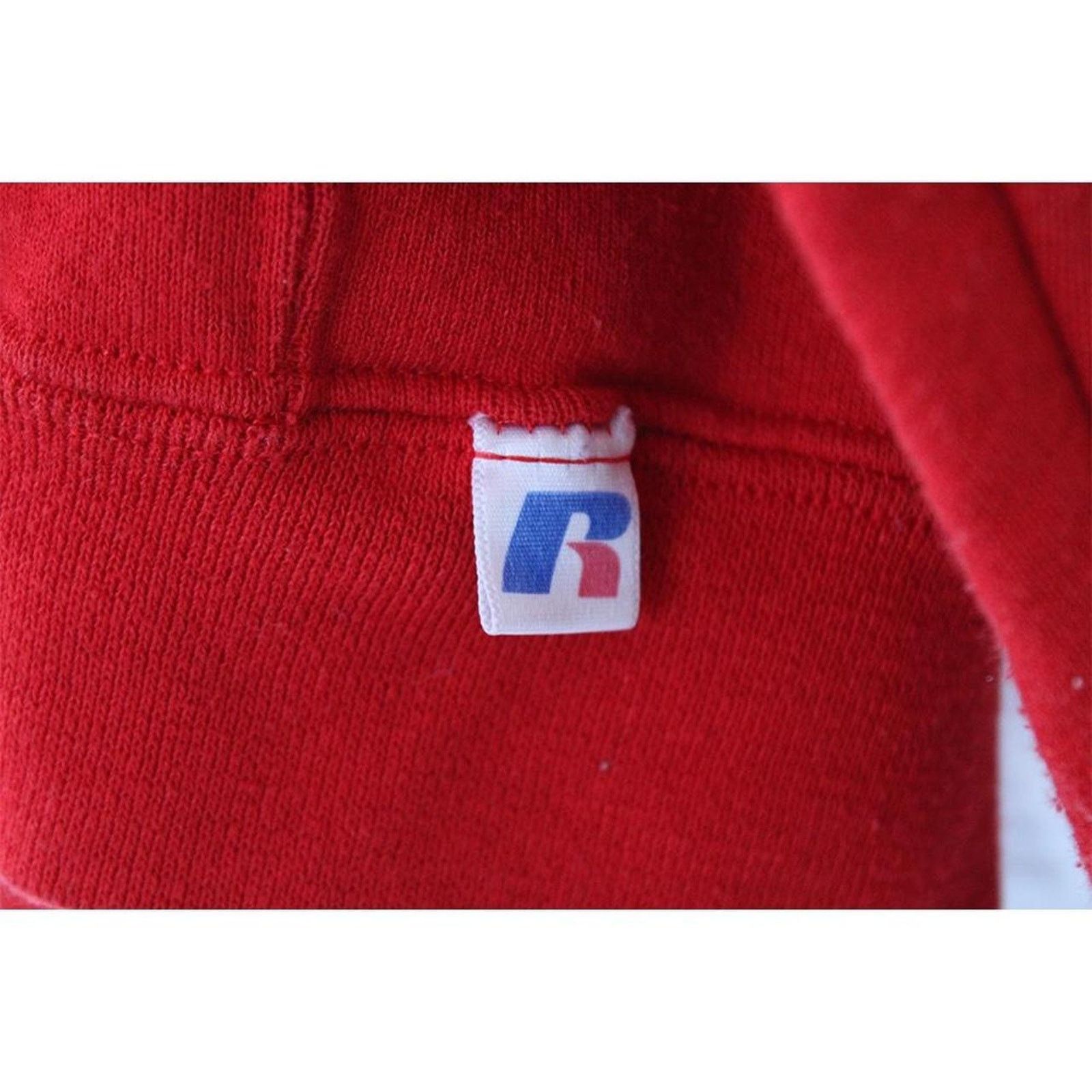 Russell Athletic Y2K 2000's Red Russel Athletics Davidson University Hoodie Size US L / EU 52-54 / 3 - 7 Thumbnail