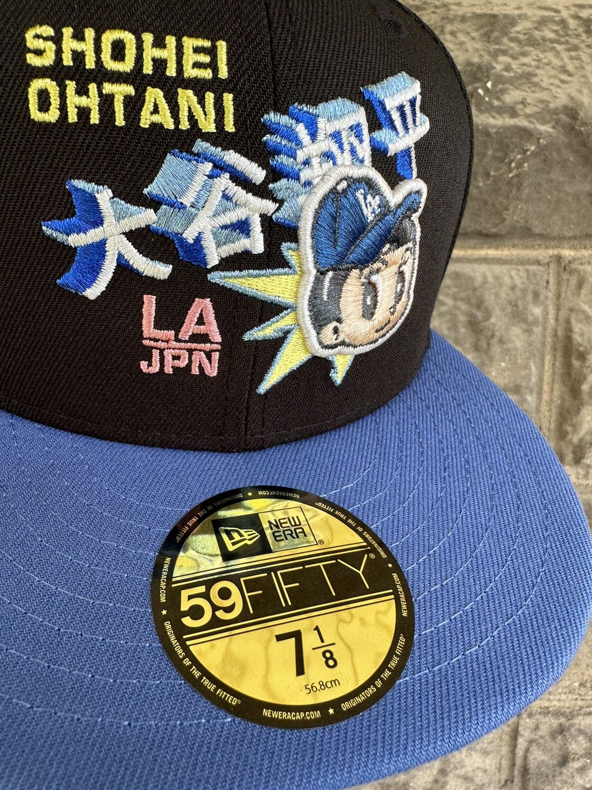 MLB × New Era × Supreme 7 1/8 Shohei Ohtani Los Angeles Dodgers New Era Fitted Cap Size ONE SIZE - 4 Thumbnail