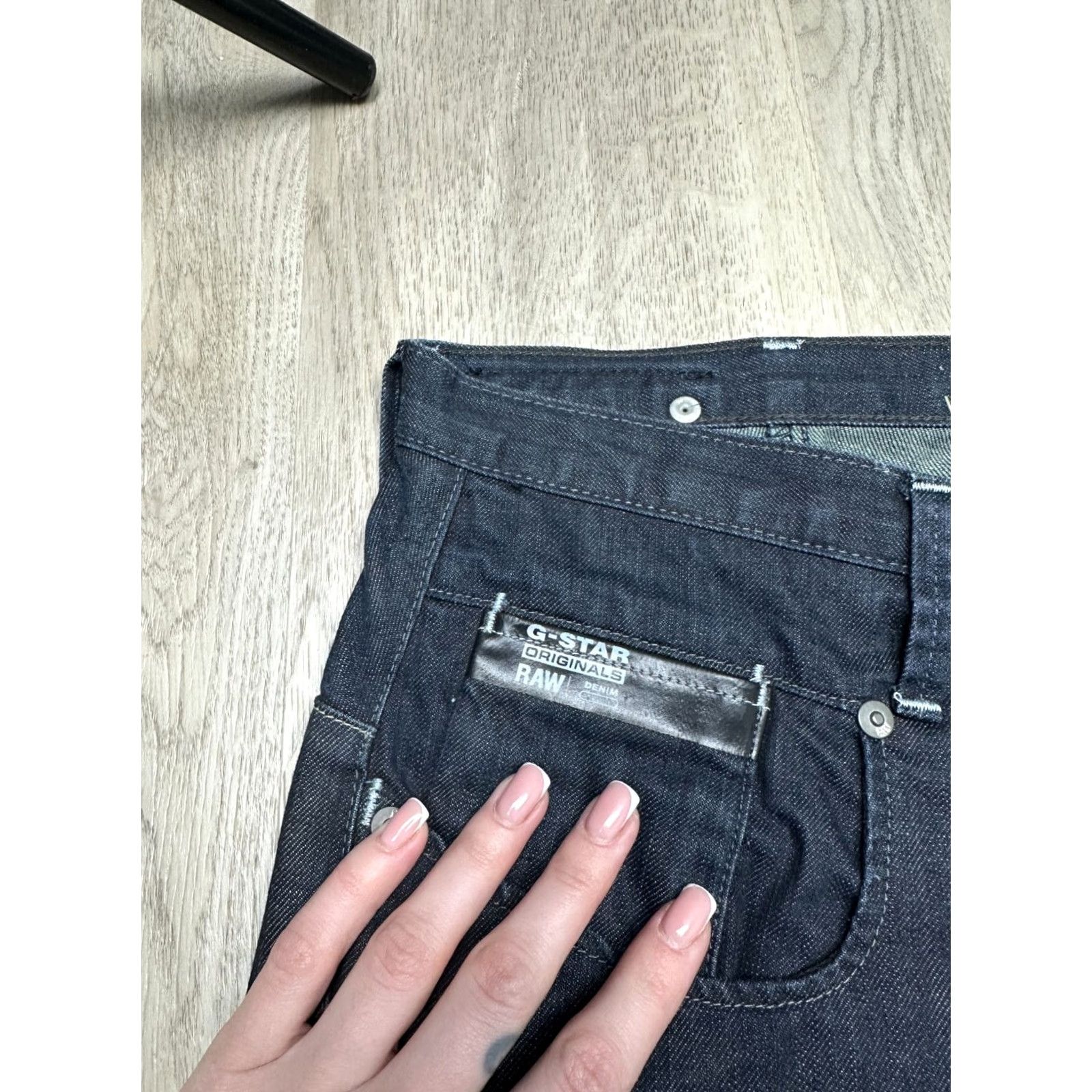 G-Star G Star Raw Blade Loose Mens Denim Jeans Shirt Size US 33 - 3 Thumbnail