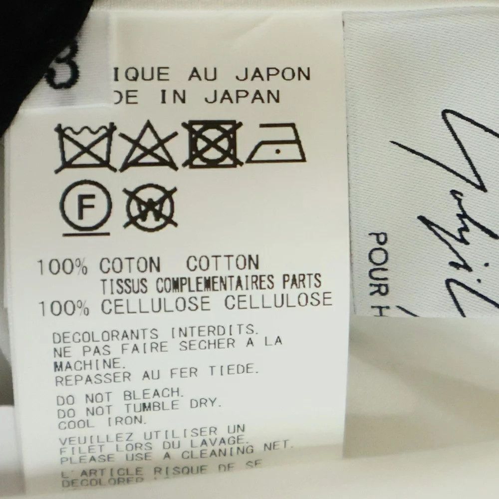 Yohji Yamamoto yohji yamamoto pour homme//23AW BLACK AND WHITE SHIRT Size US L / EU 52-54 / 3 - 7 Thumbnail