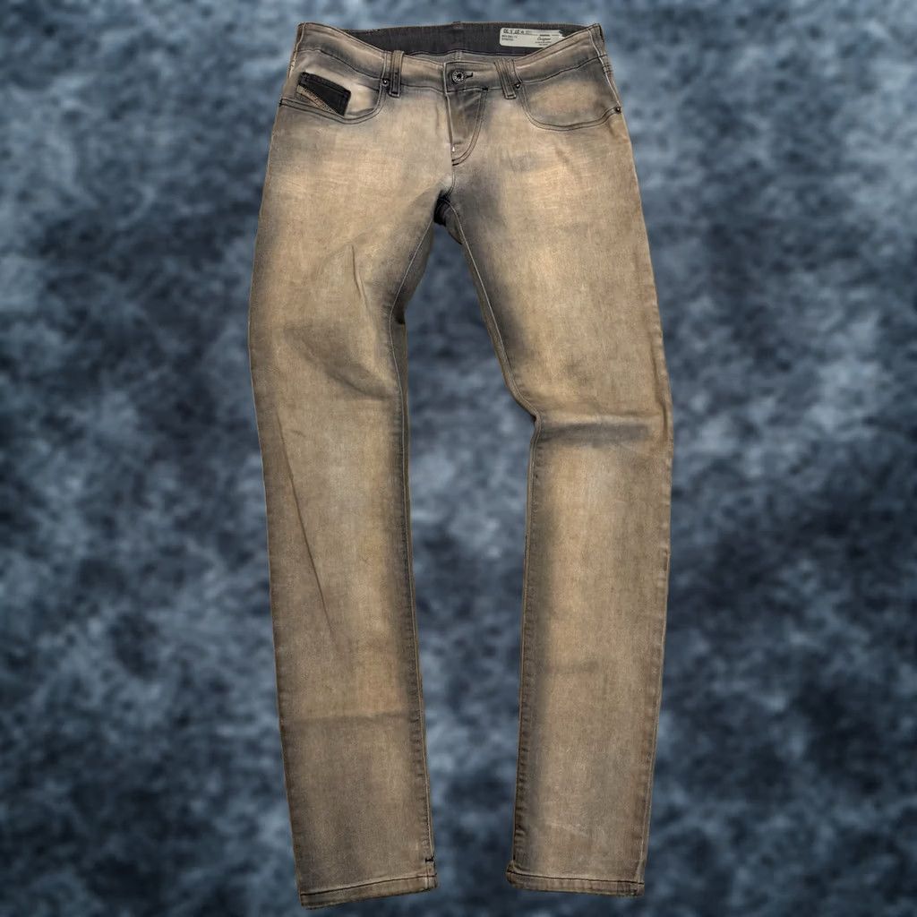 Diesel DIESEL Grupee Jeans Womens 27x32 Denim Super Slim Skinny Fit Low Waist Pants Size 27" / US 4 / IT 40 - 1 Thumbnail