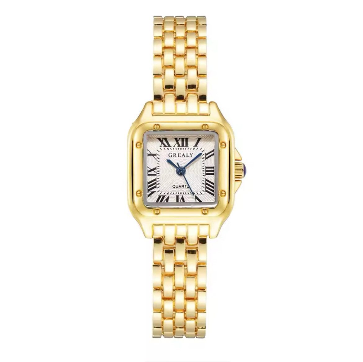 Vintage Vintage 90s vintage retro luxury style quartz Gold watch Size ONE SIZE - 3 Thumbnail