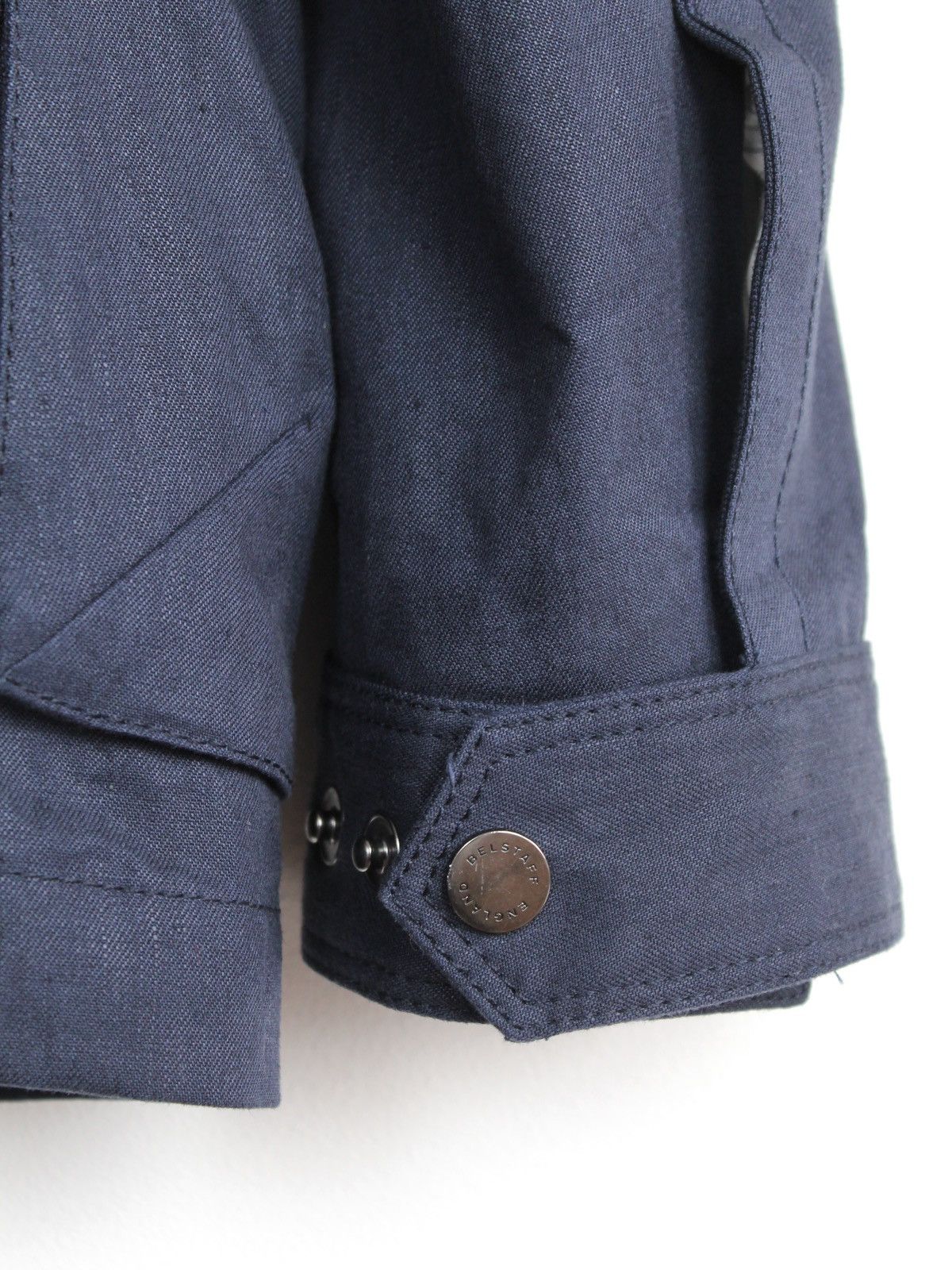 Belstaff Belstaff Men’s Linen Cotton Navy Jacket Size US M / EU 48-50 / 2 - 8 Thumbnail