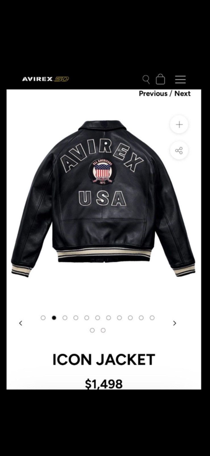 Avirex Avirex Icon Jacket Size US M / EU 48-50 / 2 - 2 Thumbnail