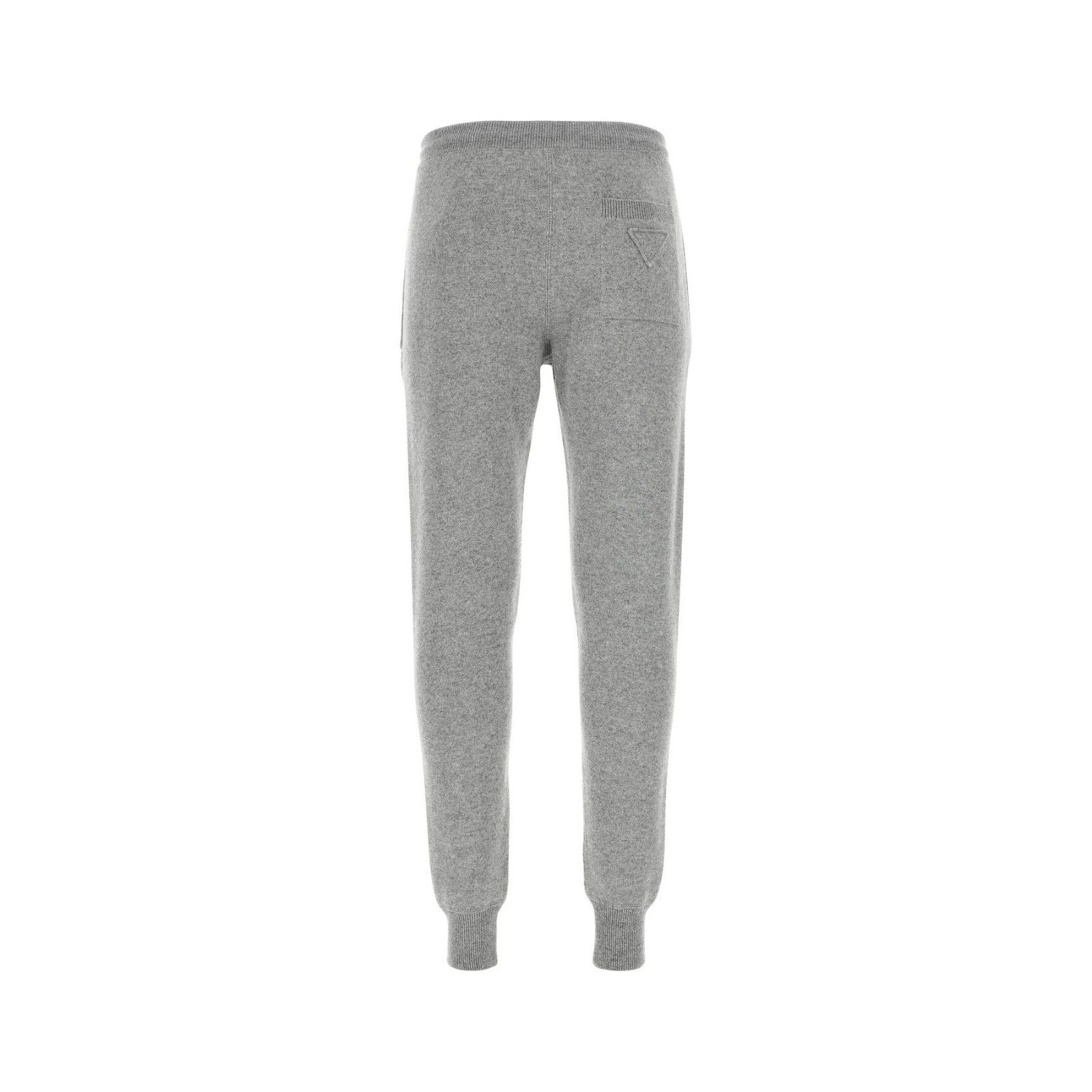 Prada PRADA Melange Gray Stretch Cashmere Blend Joggers New & Auth Size US 36 / EU 52 - 2 Thumbnail