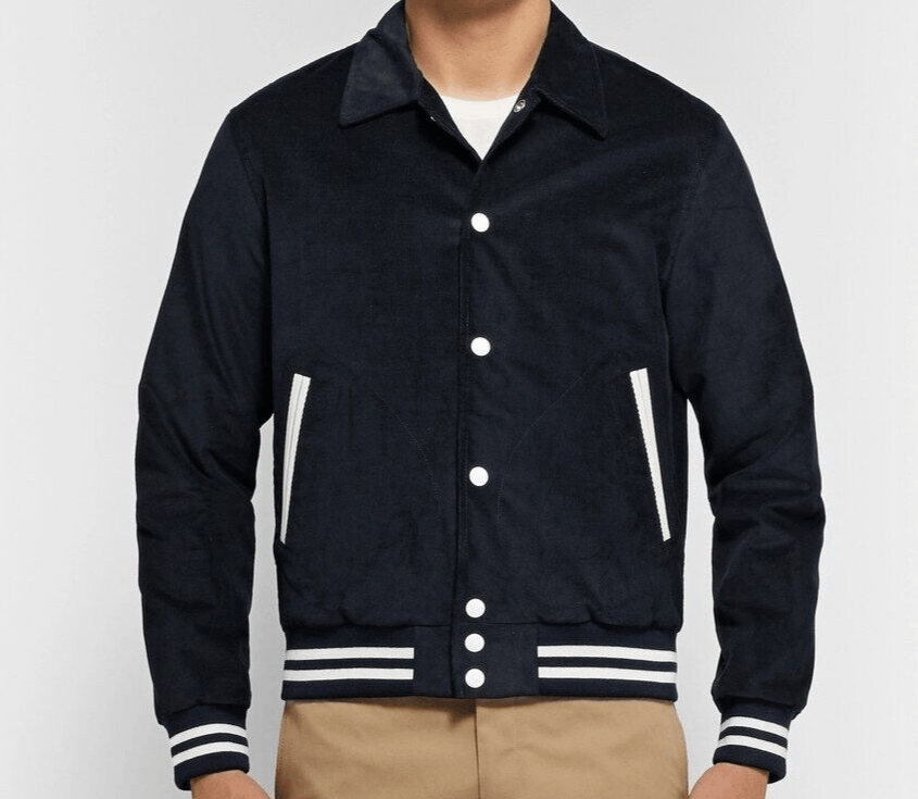 Sandro SANDRO ATHLETIC CORDUROY VARSITY BOMBER JACKET M AMERICANA Size US M / EU 48-50 / 2 - 4 Thumbnail