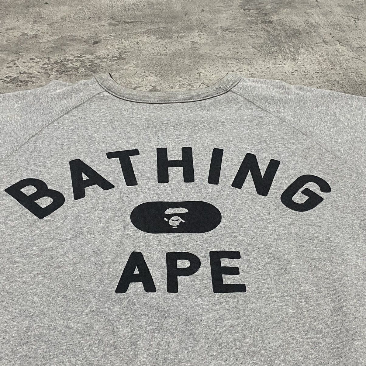 Bape Bape Reversible Crewneck 4 Way College Logo Size US XL / EU 56 / 4 - 2 Thumbnail