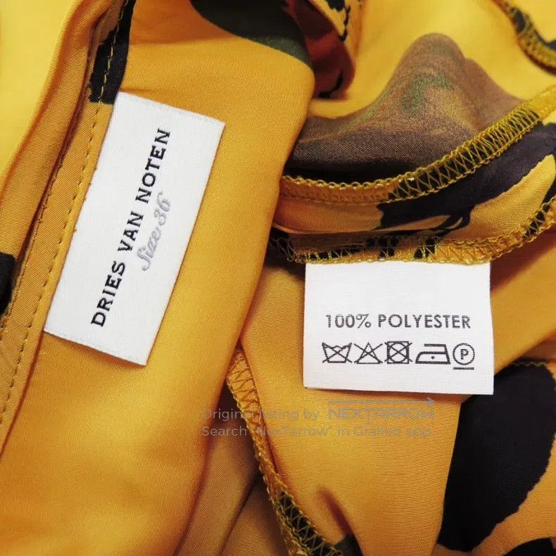 Dries Van Noten Dries Van Noten size:36 Yellow Dress Size S / US 4 / IT 40 - 5 Thumbnail