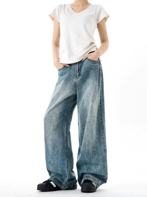 Japanese Brand Miura High Street Loose Fit Vintage Jeans Light Blue Size US 32 / EU 48 - 6 Thumbnail