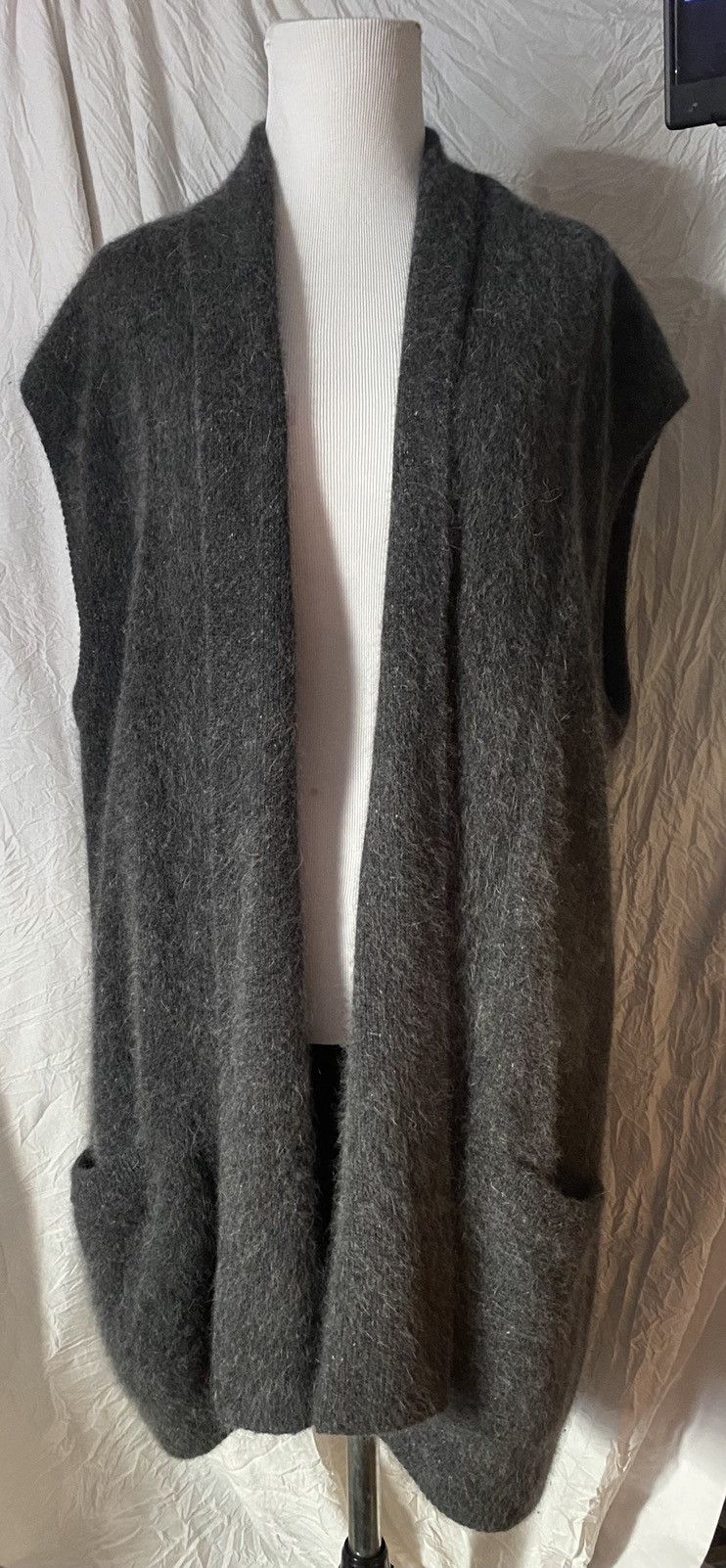 Vintage Rafella, Vintage, Charcoal, Mohair, Sleeveless Vest/Cardigan Size M / US 6-8 / IT 42-44 - 11 Thumbnail