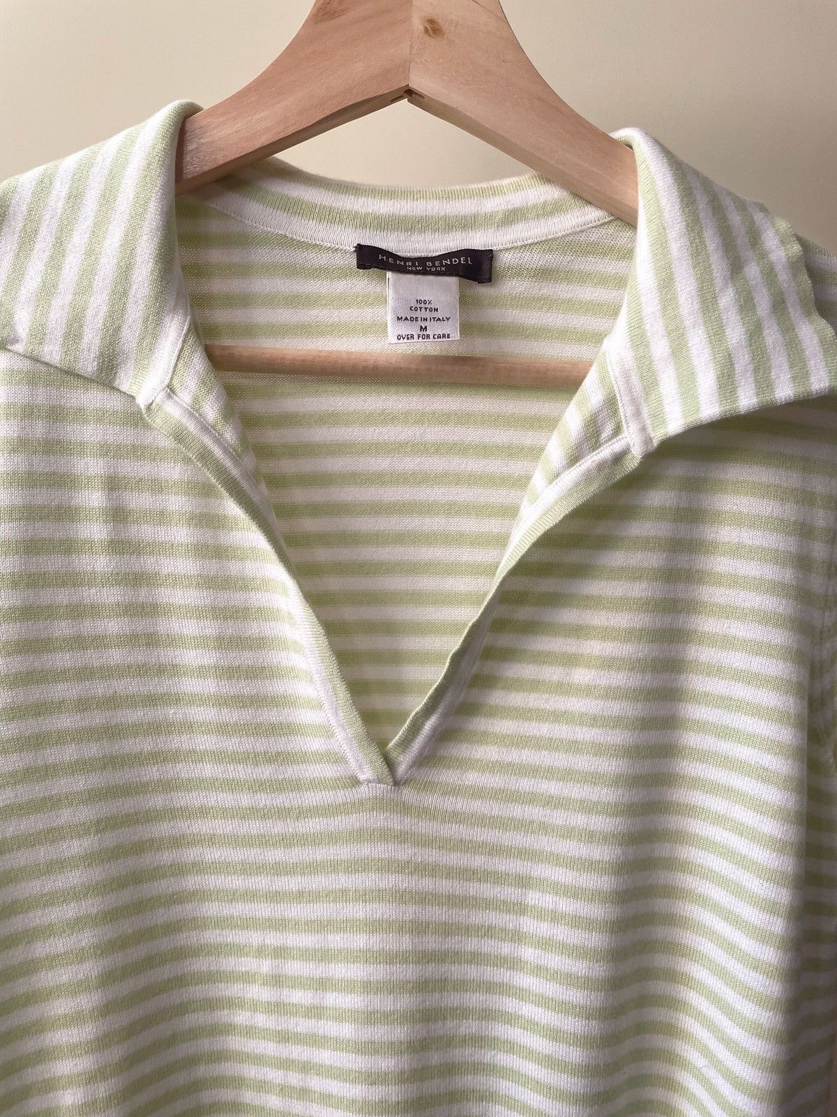 Henri Bendel Vintage Henri Bendel Stripe Polo Size S / US 4 / IT 40 - 3 Thumbnail