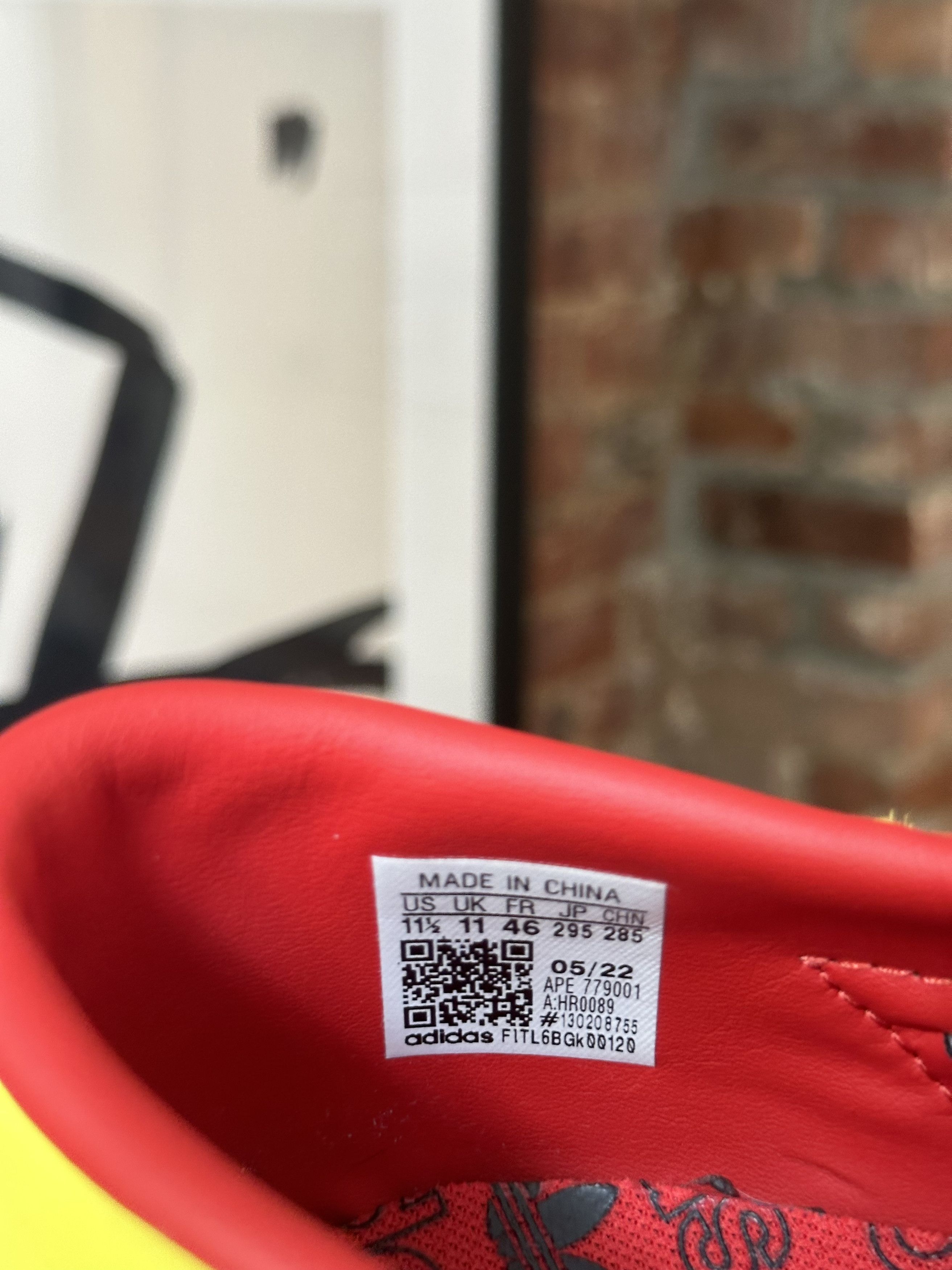 Adidas Rare Red Yellow and Black Adidas Bern Size US 11.5 / EU 44-45 - 5 Thumbnail