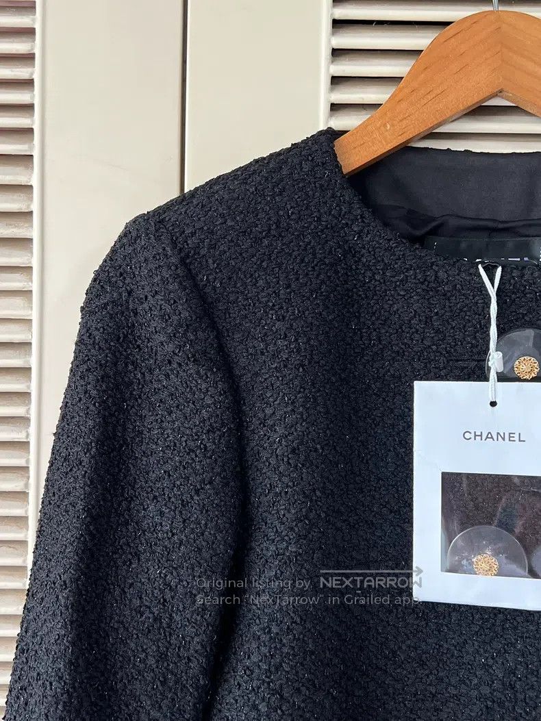 Chanel Chanel Metropolitan Series Black Gold-plated Jacket Size XXS / US 00 / IT 34 - 4 Thumbnail