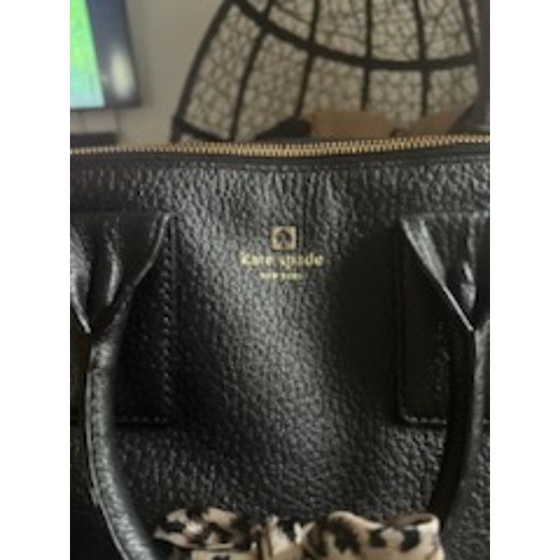 Kate Spade Kate Spade New York Black Leather Satchel Crossbody Bag Size ONE SIZE - 2 Thumbnail
