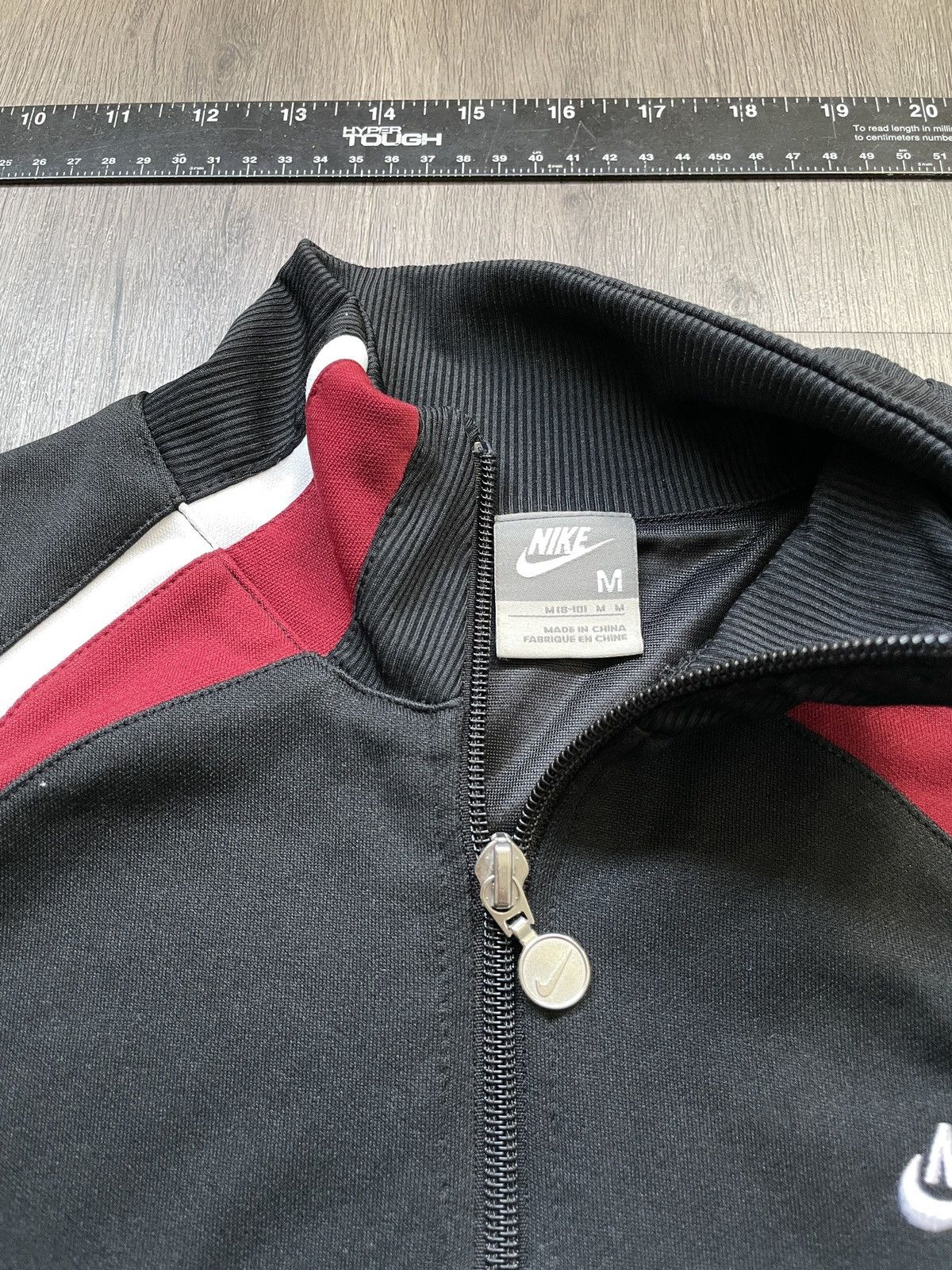 Nike Y2K Nike “Track Style” Silver tag Zip-up Jacket (Sz. M) Size M / US 6-8 / IT 42-44 - 3 Thumbnail