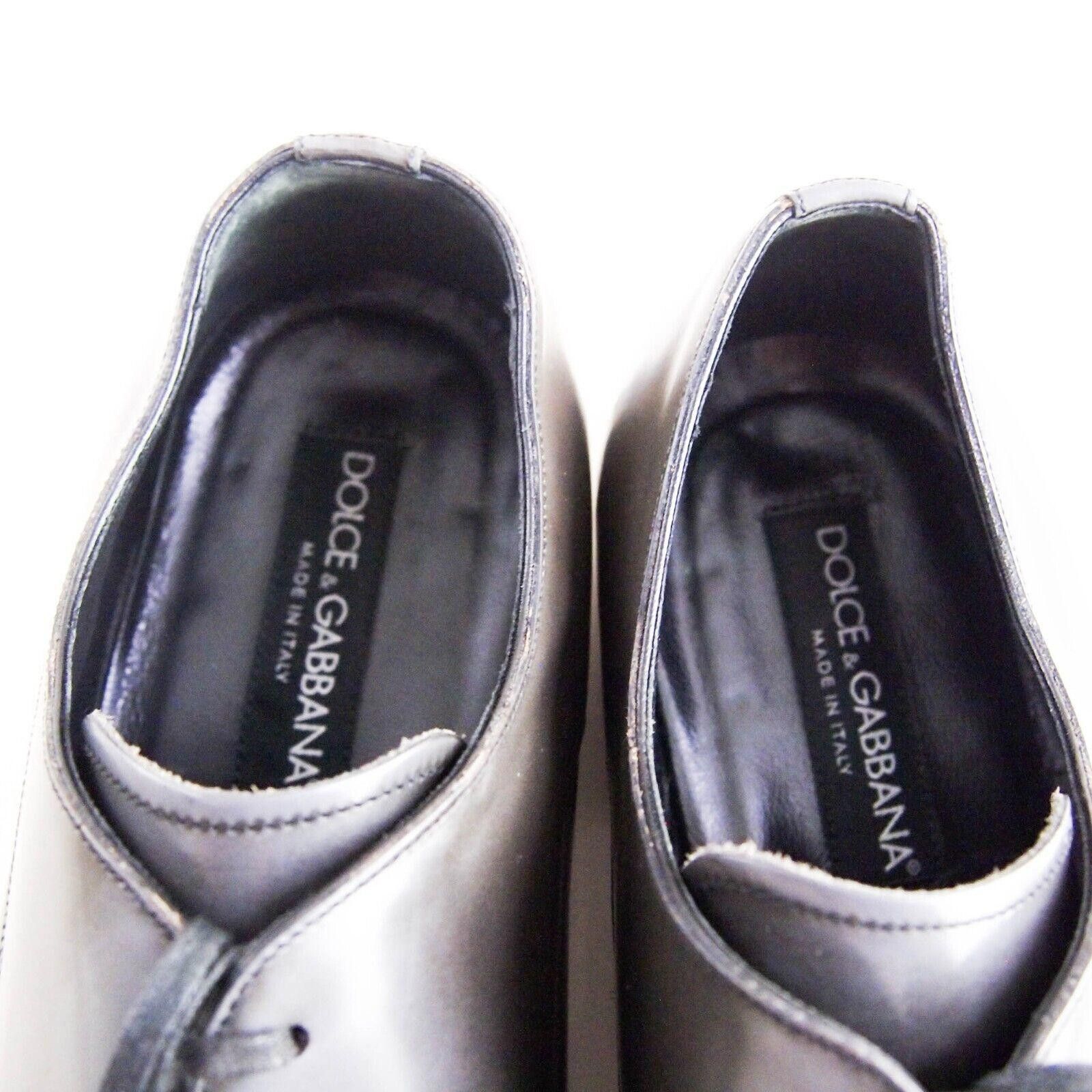 Dolce & Gabbana Dolce Gabbana Derby Gray Patent Leather Mens US 10 EU 43 Size US 10 / EU 43 - 9 Thumbnail