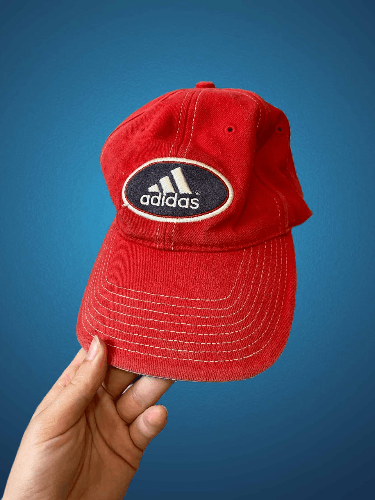 Adidas Vintage Adidas Big Y2K Logo Cap Size ONE SIZE - 1 Thumbnail