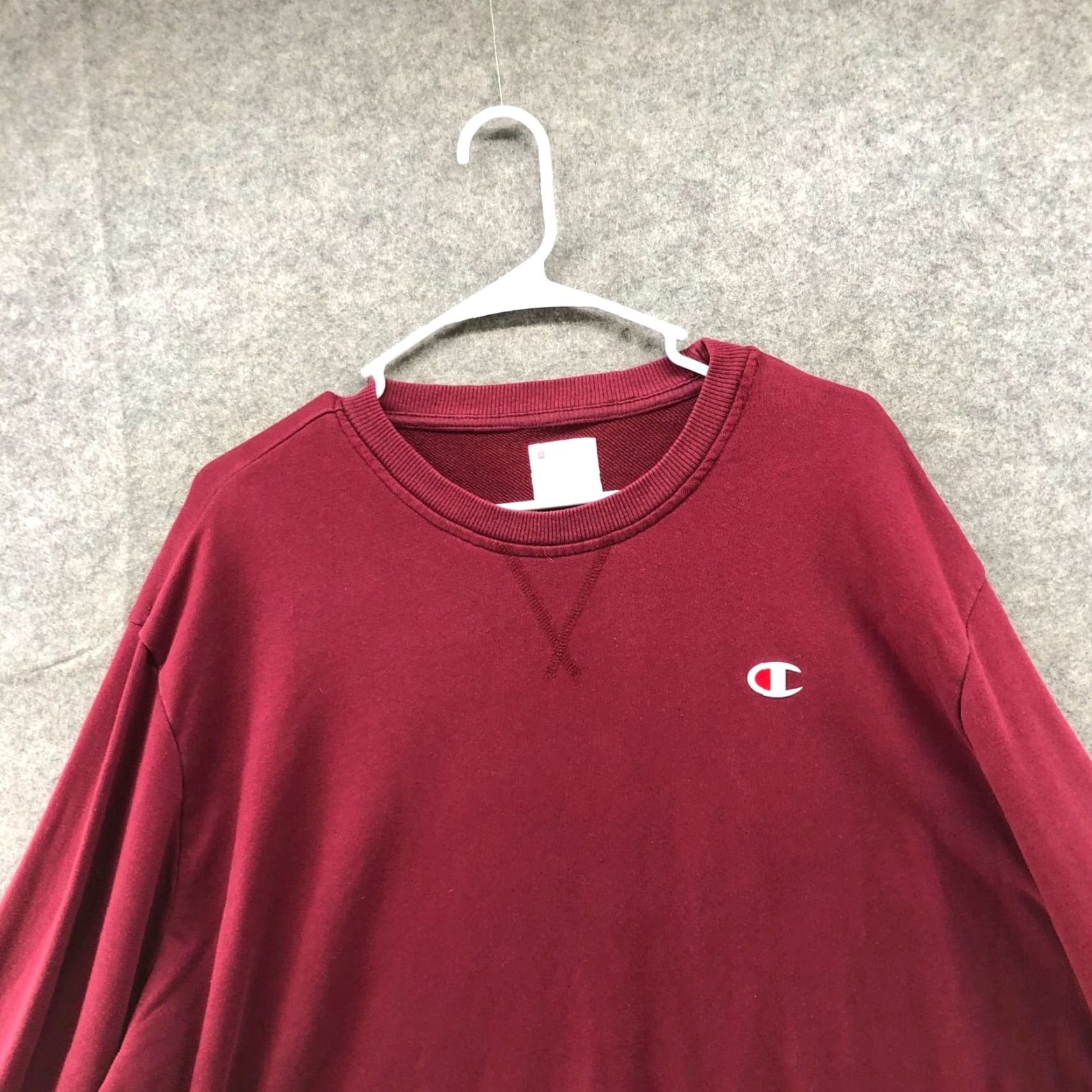 Champion Champion Powerblend Fleece Crewneck Sweatshirt Mens XXL Red Pullover Size US XXL / EU 58 / 5 - 3 Thumbnail