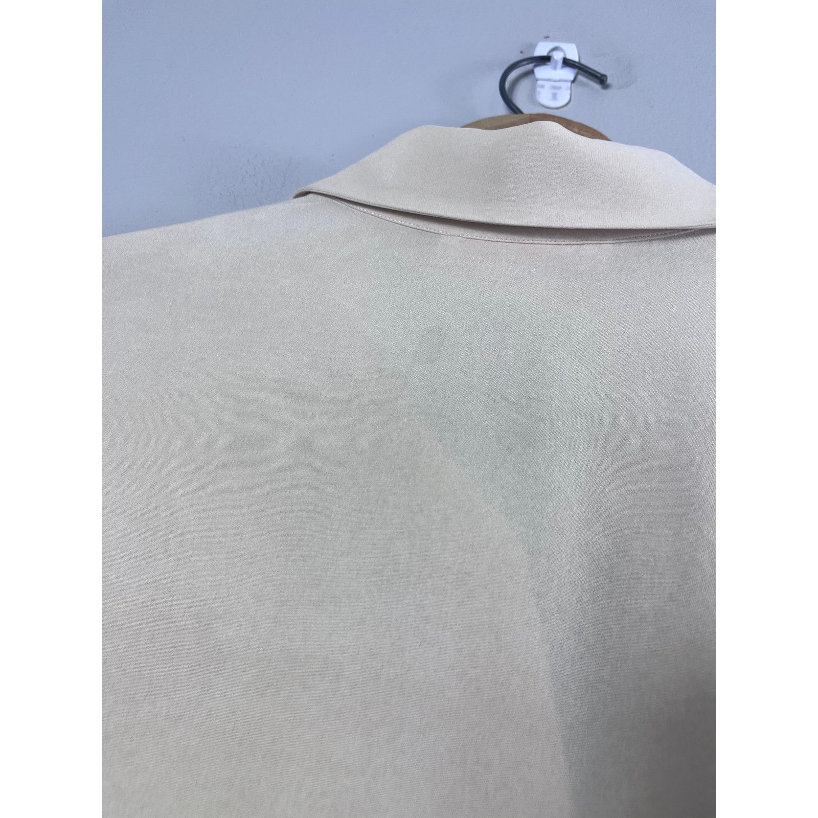 Brooks Brothers Vintage Pale Yellow Silk Brooks Brothers Button Up Shirt 10 Size L / US 10 / IT 46 - 5 Thumbnail