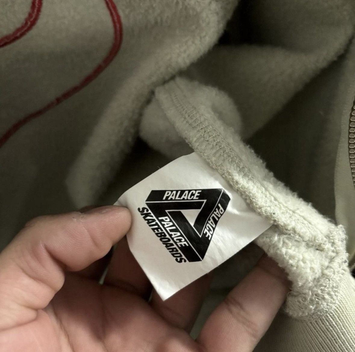 Palace FW22 Palace Flame Zip Hood 'Bone White' Size US M / EU 48-50 / 2 - 5 Thumbnail