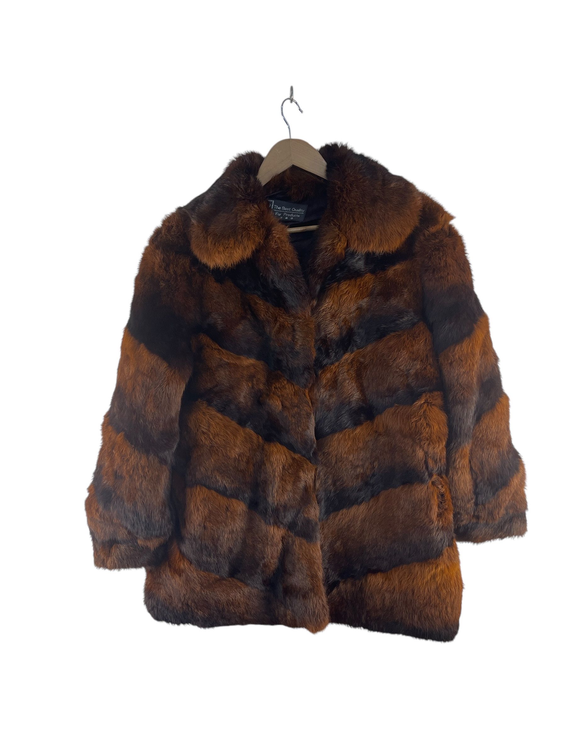 Vintage Faux Fur Coat Jacket
