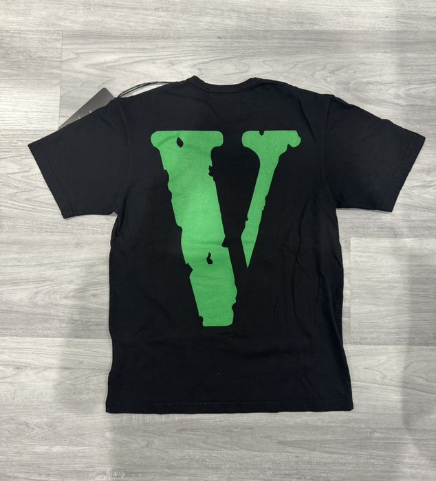 vlone green staple tee