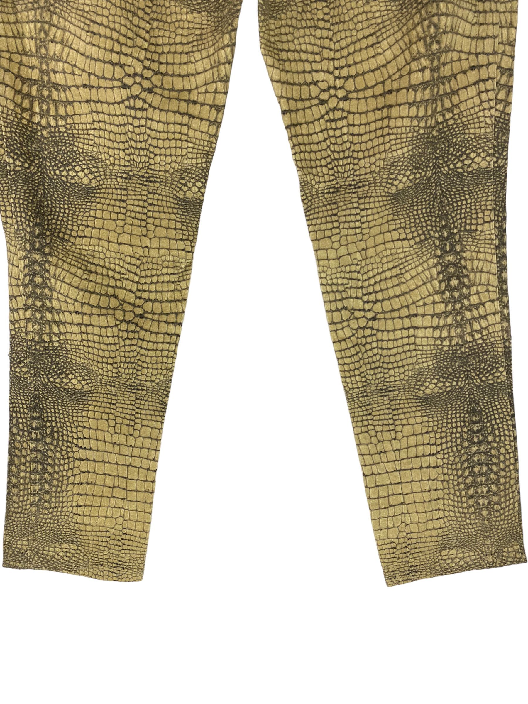 Designer × Just Cavalli × Roberto Cavalli Cavalli jeans crocodile printed pant Size US 31 - 7 Thumbnail