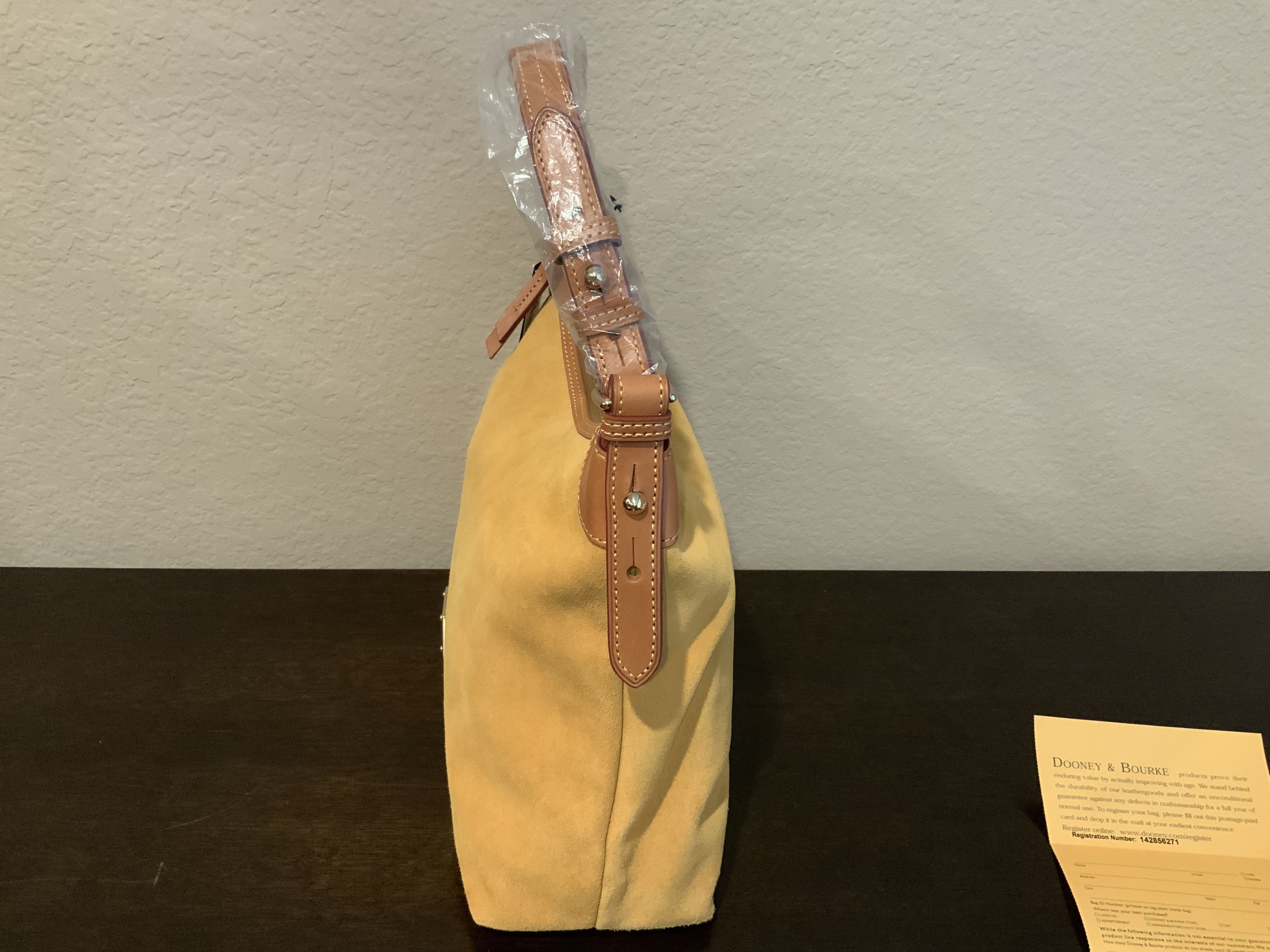 Dooney & Bourke Palomino Suede and Leather Shoulder Bag Size ONE SIZE - 7 Thumbnail