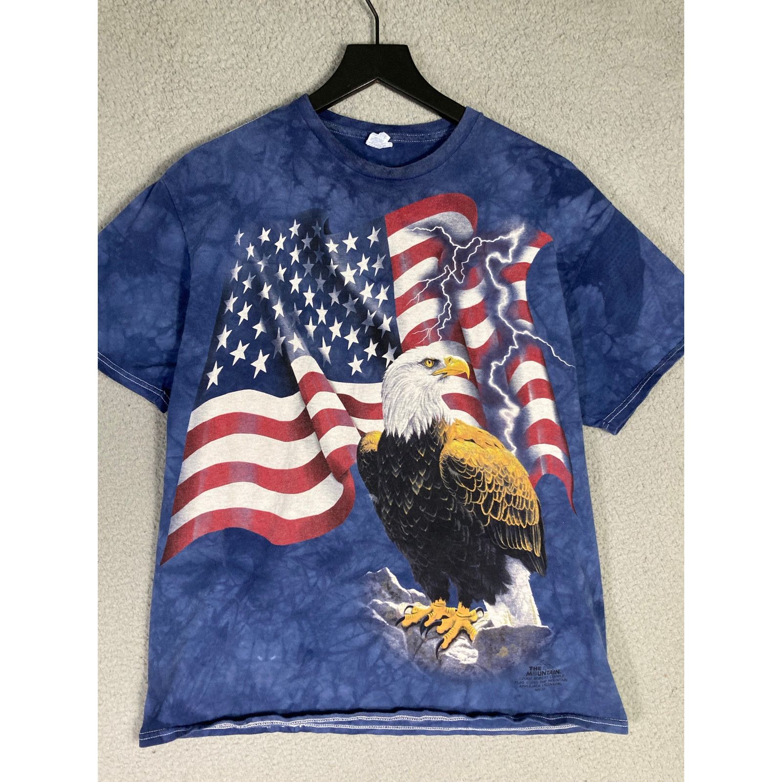 Vintage Vintage Bald Eagle USA Flag Graphic T-Shirt L Size US L / EU 52-54 / 3 - 4 Thumbnail