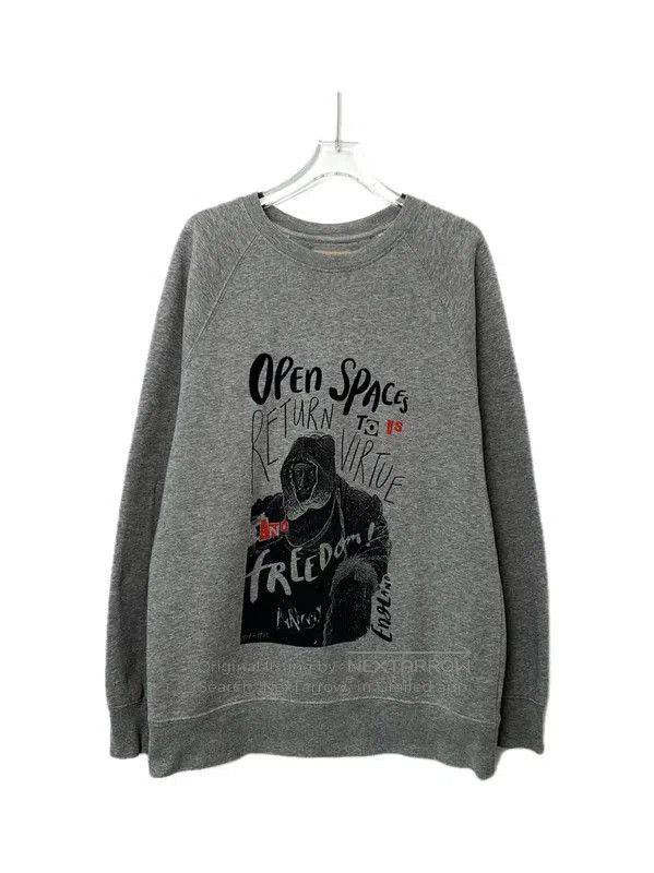 Burberry Gray Cotton Women's Sweatshirt.