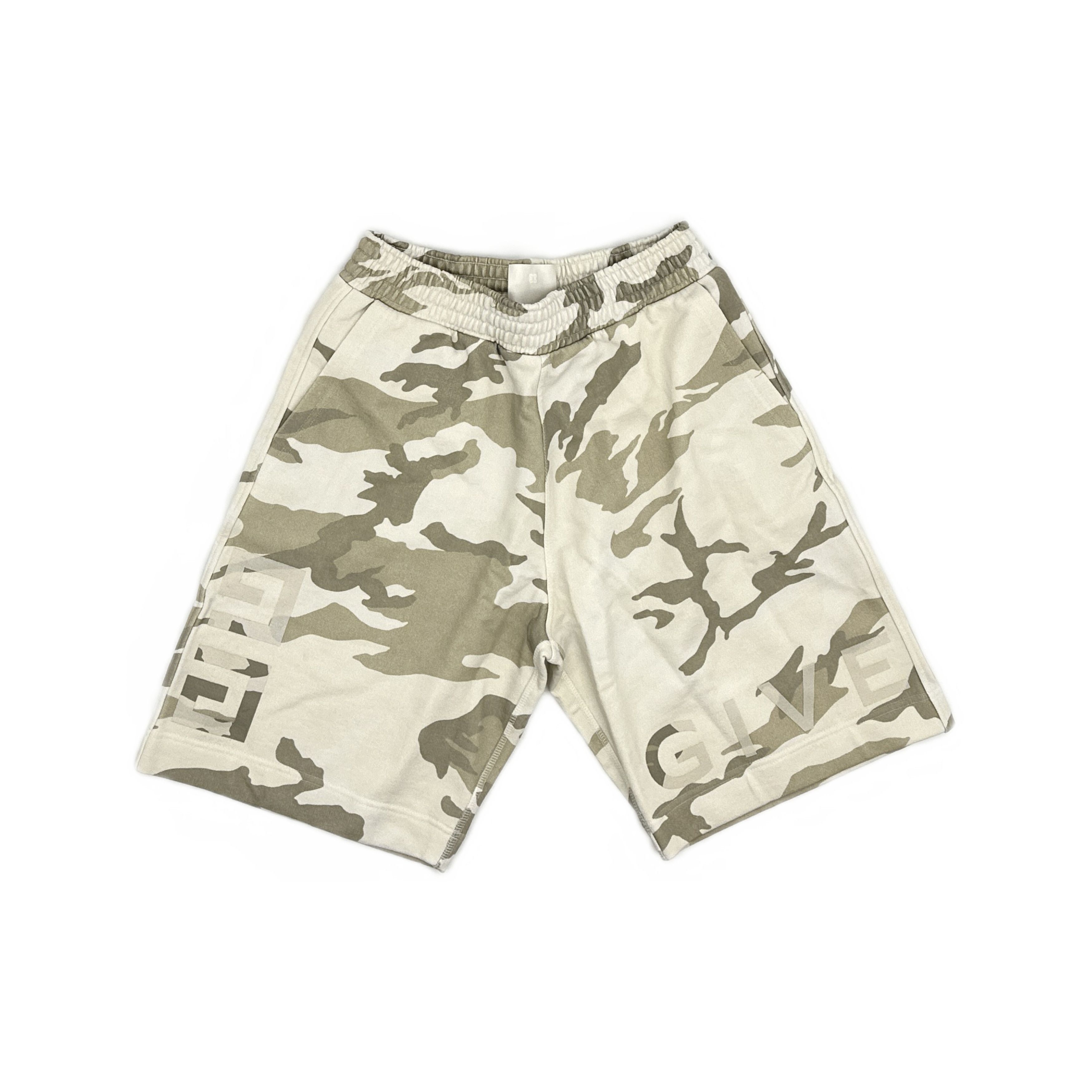 Givenchy Givenchy Camo Print Sweat Shorts XS Size US 28 / EU 44 - 1 Thumbnail