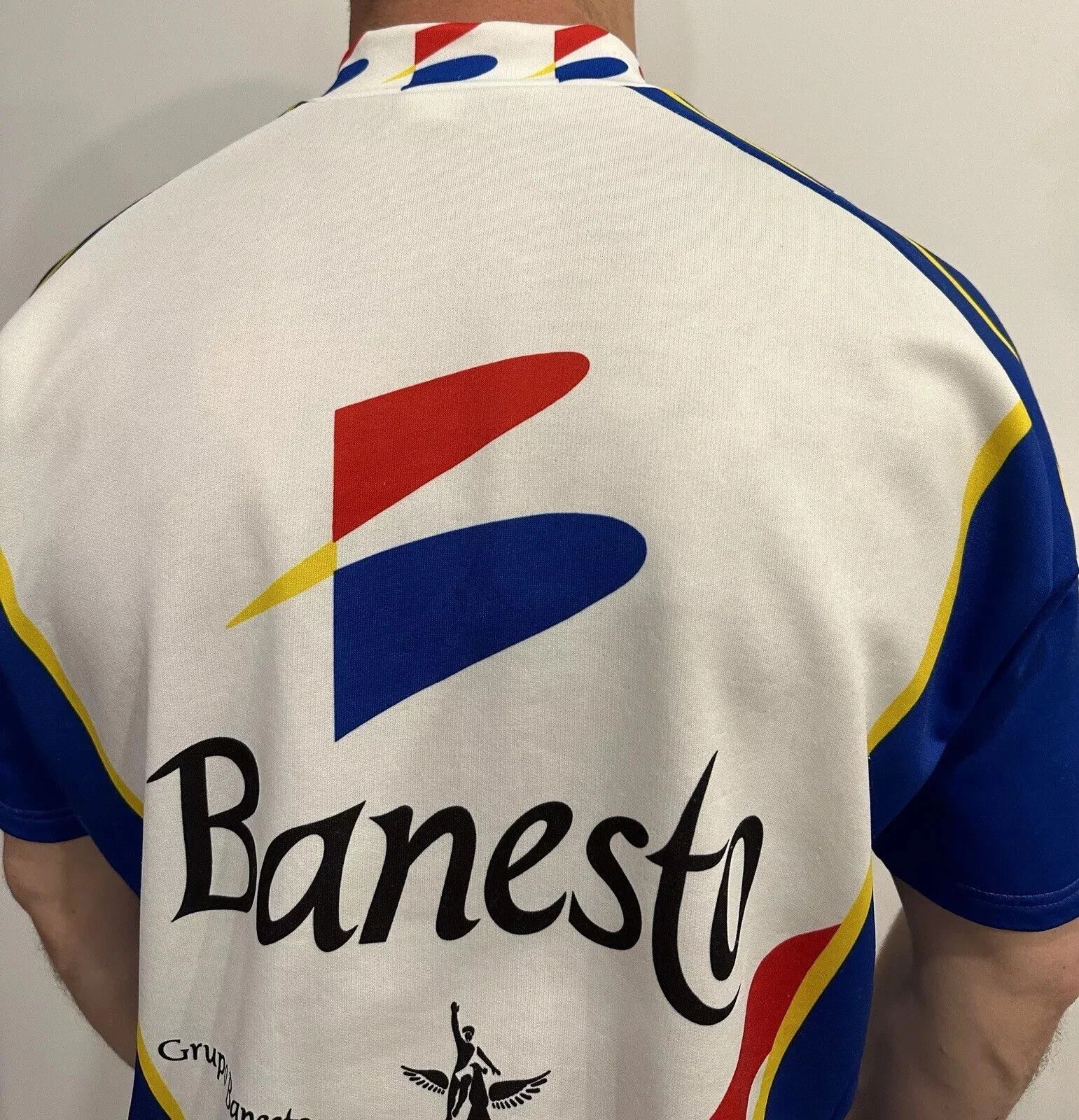 Vintage Nalini Banesto Cycling Vintage Barcelona Olympic Games Shirt Size US XL / EU 56 / 4 - 6 Thumbnail