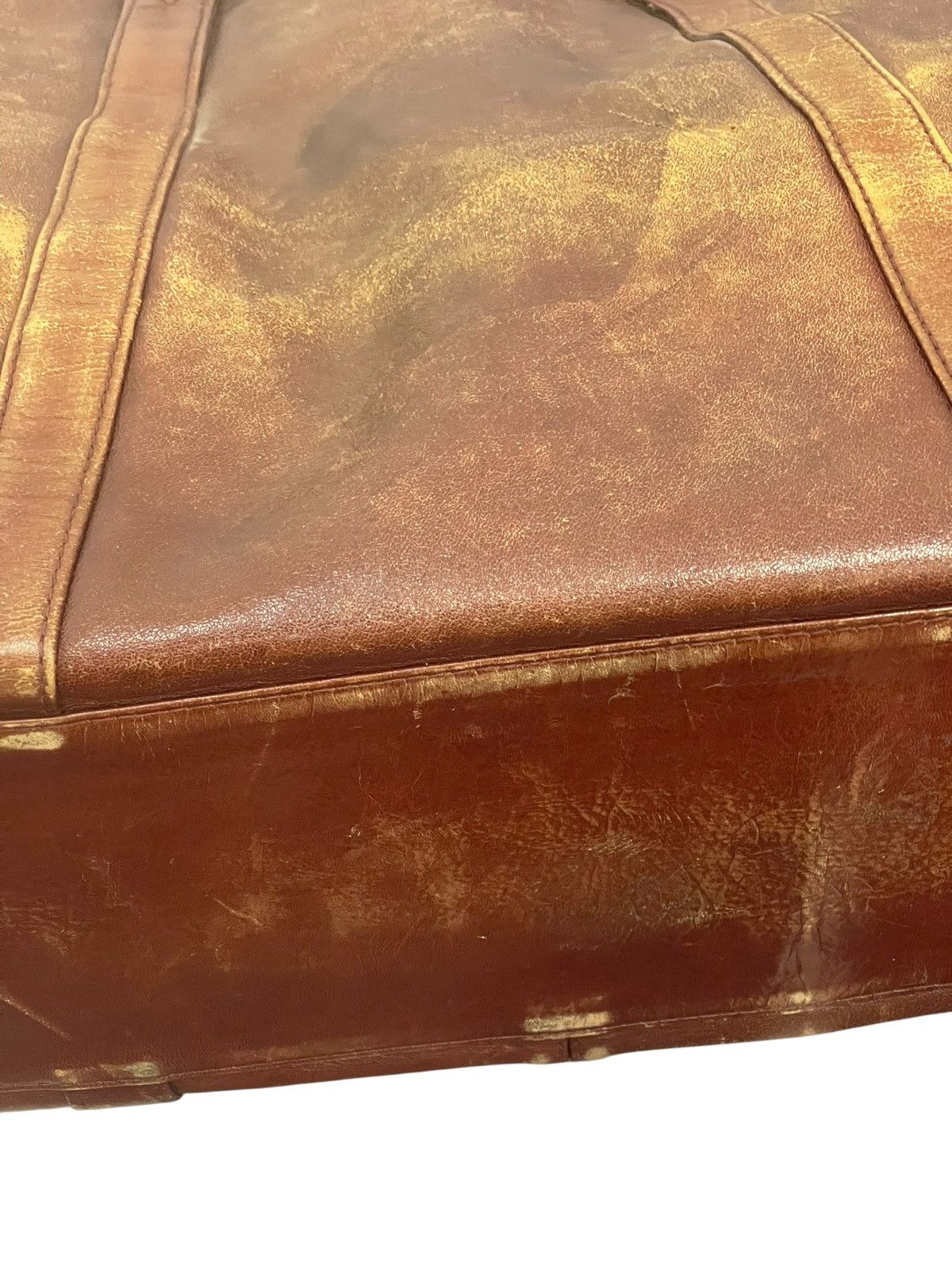 Pierre Balmain Full Leather Vtg 80s Pierre Balmain Beauty Patina Bag 2🟩1 Size ONE SIZE - 14 Thumbnail