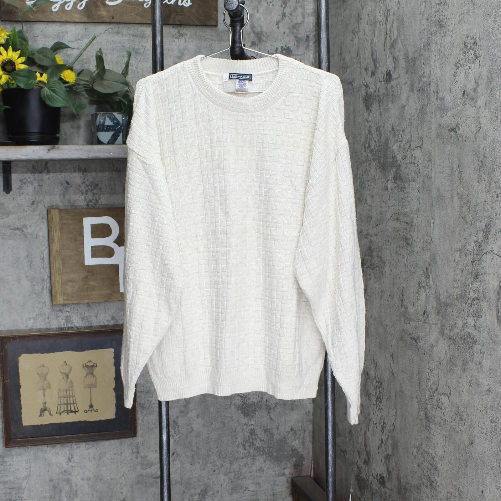 Other New Takeout Usa Made Oversized Pullover Sweater Ivory 2 Size XS / US 0-2 / IT 36-38 - 1 Thumbnail