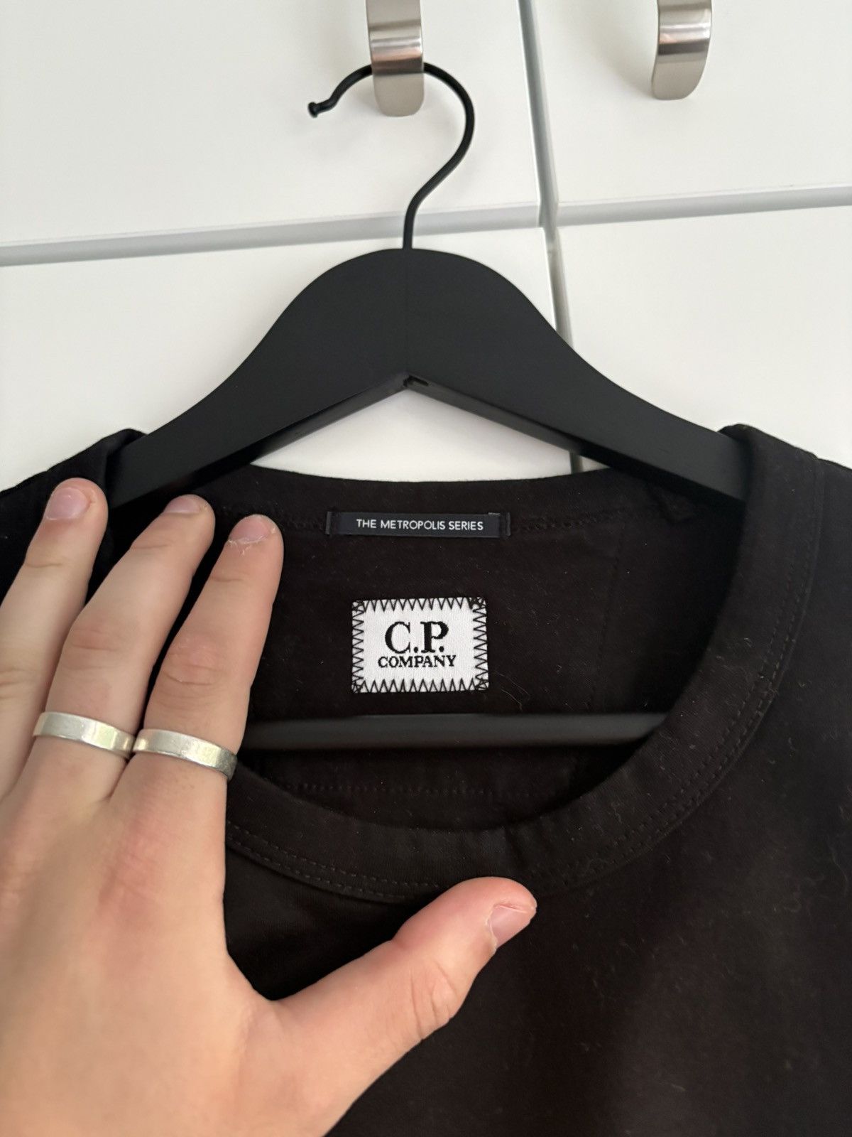 C.P. Company CP Company metropolis series black T-shirt Size US M / EU 48-50 / 2 - 3 Thumbnail
