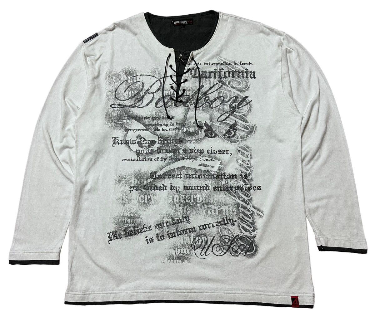 If Six Was Nine Badboy - Poem Punk Rock Double Layer Shirts Size US M / EU 48-50 / 2 - 1 Thumbnail