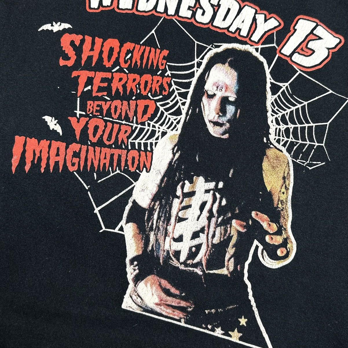 Other Vintage 00’s Wednesday 13 Horror Punk Gothic Rock T Shirt Size US XL / EU 56 / 4 - 11 Thumbnail