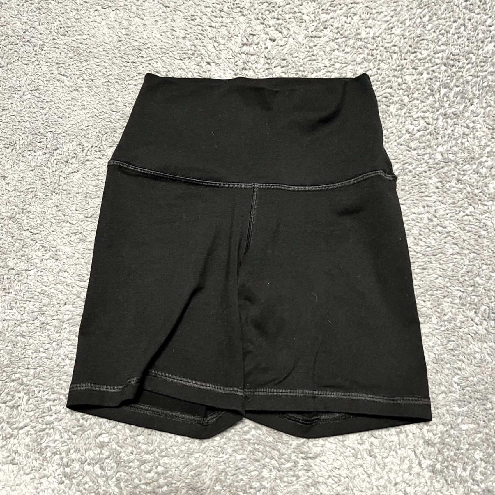 Vintage Set Active Shorts Womens XS Black Bike Activewear Size 26" / US 2 / IT 38 - 2 Thumbnail