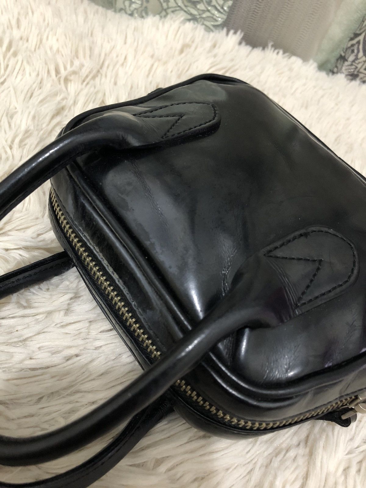 Comme des Garcons × Designer COMME des GARCONS Mini Leather Handbag Size ONE SIZE - 10 Thumbnail