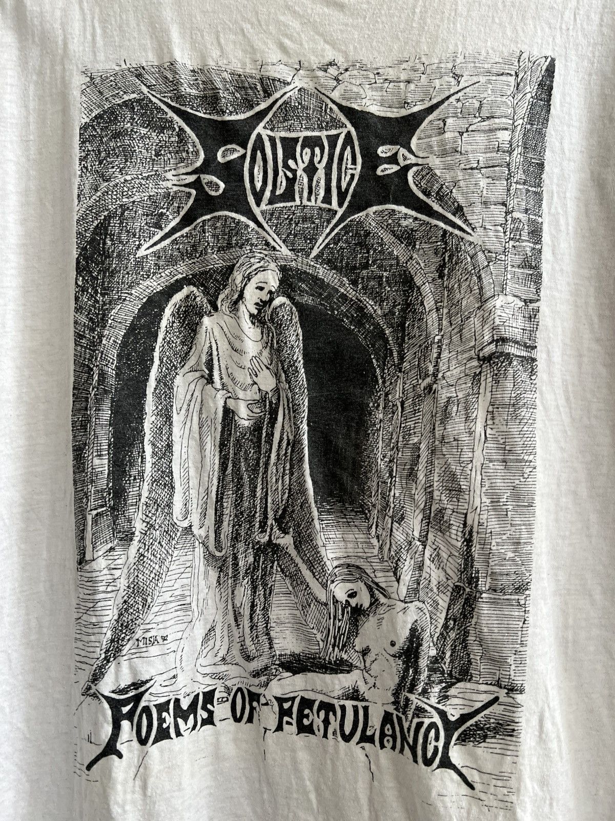 Band Tees Vintage 90s Solstice Band Tee Metal Poems Of Petulancy Size US XXL / EU 58 / 5 - 3 Thumbnail