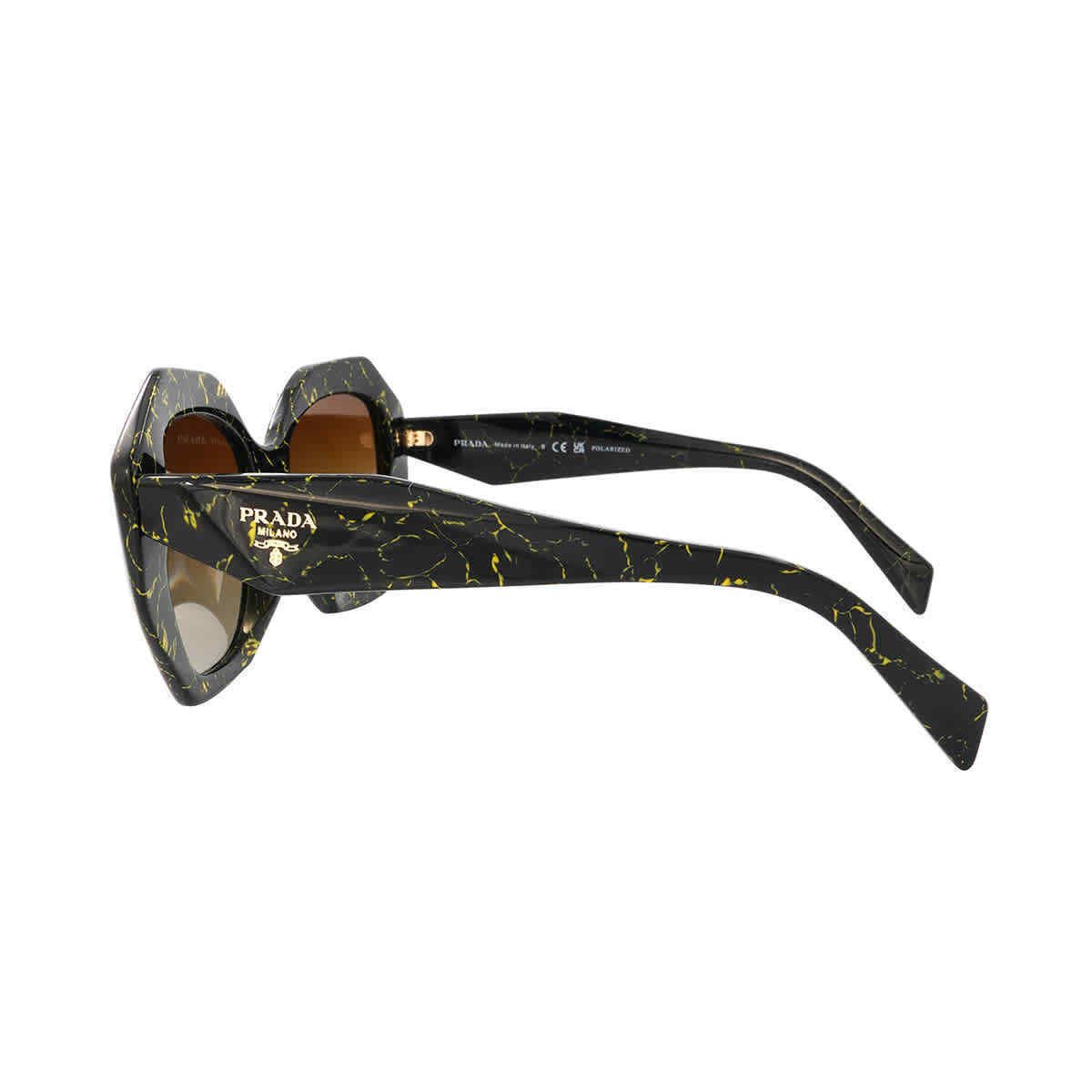 Prada NEW PRADA PR16WSF-19D6E1-53 Black Yellow Size ONE SIZE - 3 Thumbnail